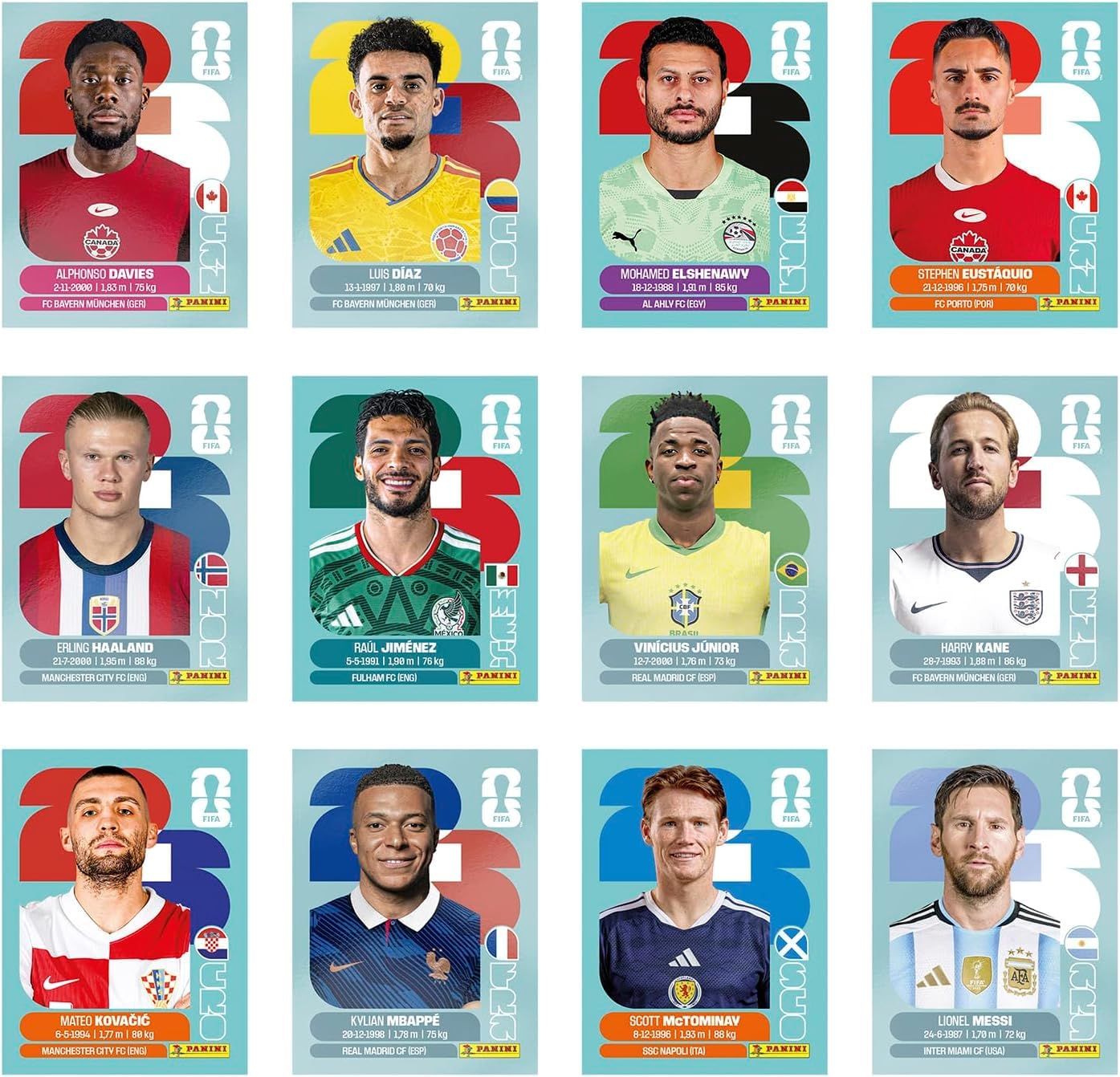 Panini FIFA World Cup 2026 Stickers - Box of 100 bags - x100