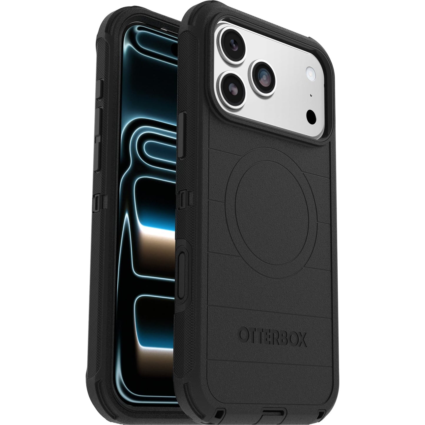 OtterBox Defender Series Pro MagSafe Case for iPhone 17 Pro Max, Shockproof, Drop Proof, Ultra Heavy Duty Protective Case, 7X Military Grade Tested, Black - 77-98392