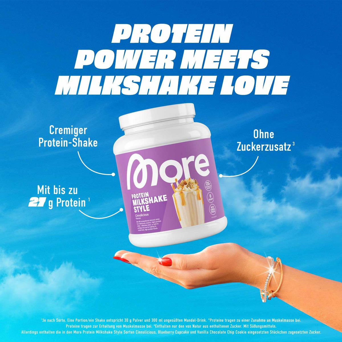 MORE Protein Milkshake, Iced Coffee, 600 g - XMO10053