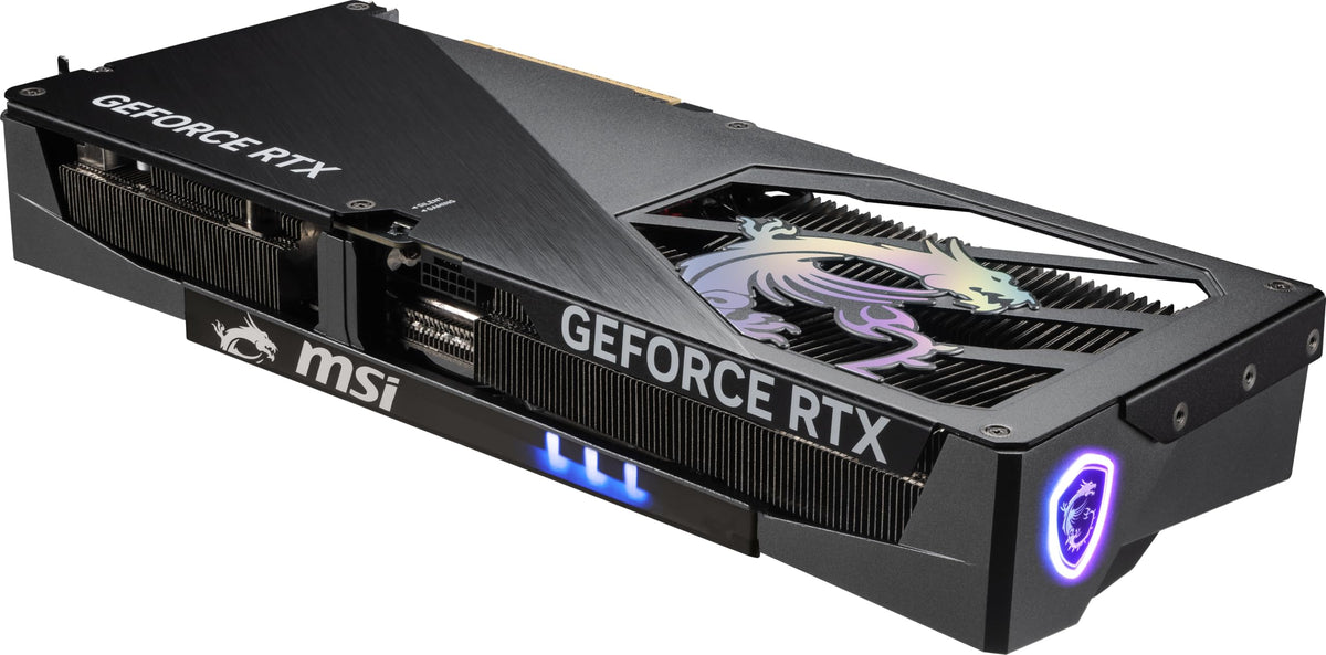 MSI GeForce RTX 5080 16G Gaming Trio OC — 16GB GDDR7 (30Gbps/256-bit), PCIe 5, Boost: 2745 MHz, HDMI 2.1b, DisplayPort 2.1b - V531-005R
