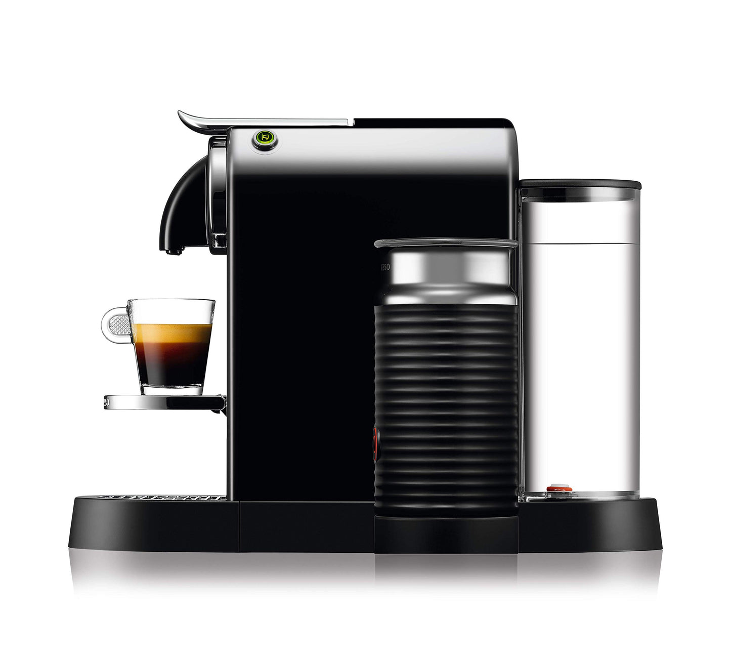 De'Longhi Nespresso Citiz EN267.WAE coffee machine with milk frother, energy saving function, black - EN267.BAE