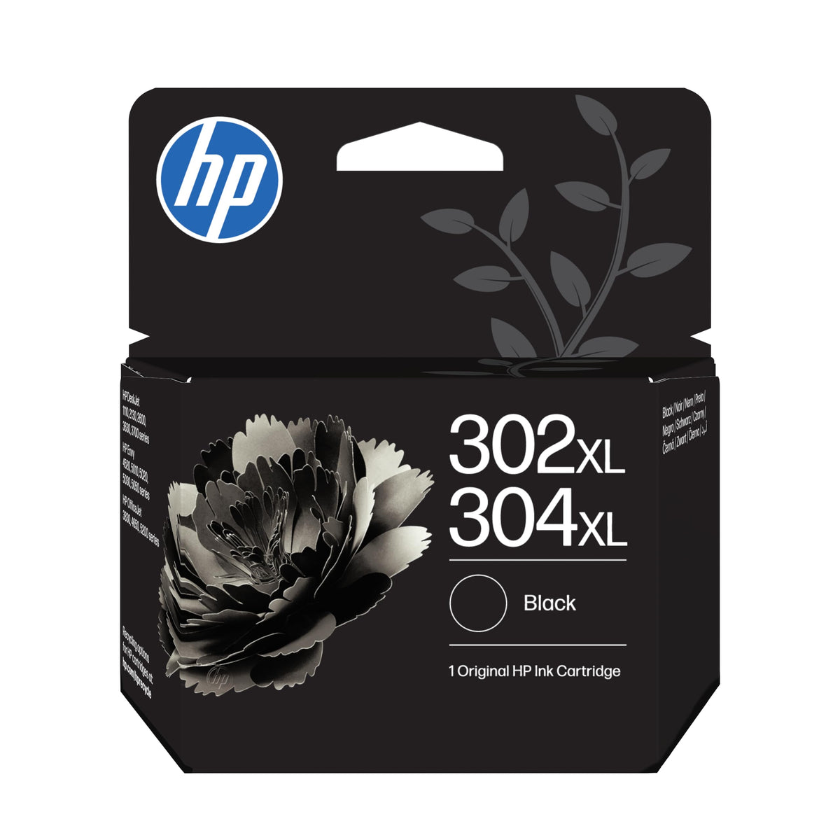 HP 302XL/304XL Black Original Ink Cartridge, high yield - B7RT9AE#LS1