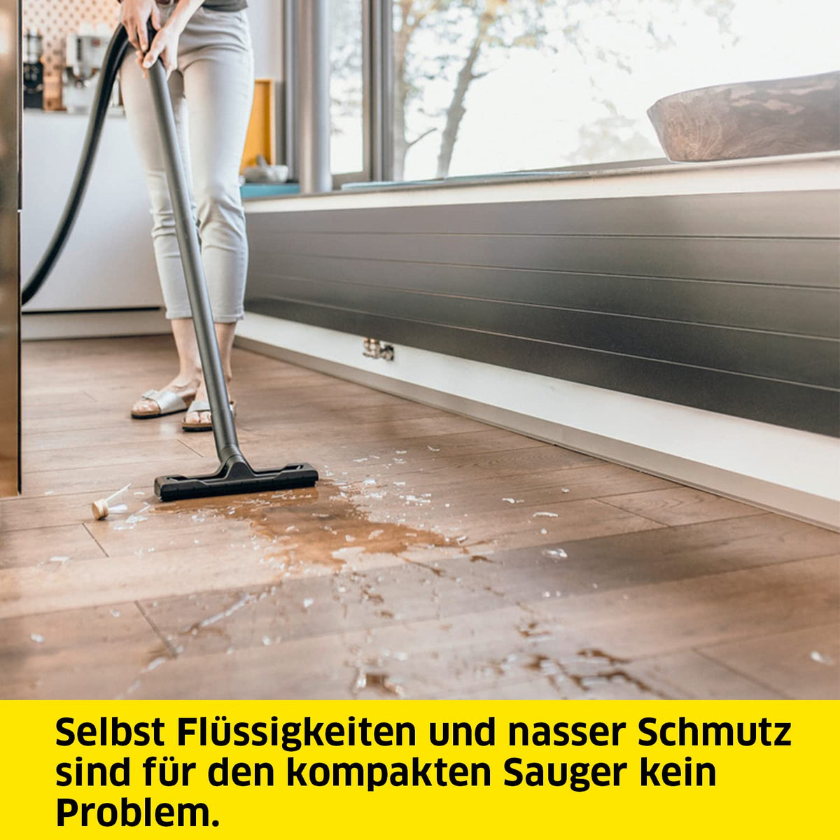 KÄRCHER Wet/Dry Vacuum Cleaner WD 2 Plus V-12/4/18/C, Plastic Container: 12 l - 1.628-009.0