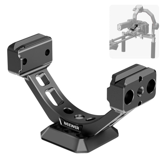 NEEWER adapter for RS3 Pro & RS4 Pro, Arca quick release plate with NATO rail, compatible with SmallRig shoulder strap, V mount battery, DJI RS3 Pro & RS4 Pro gimbal stabilizer, GA030P