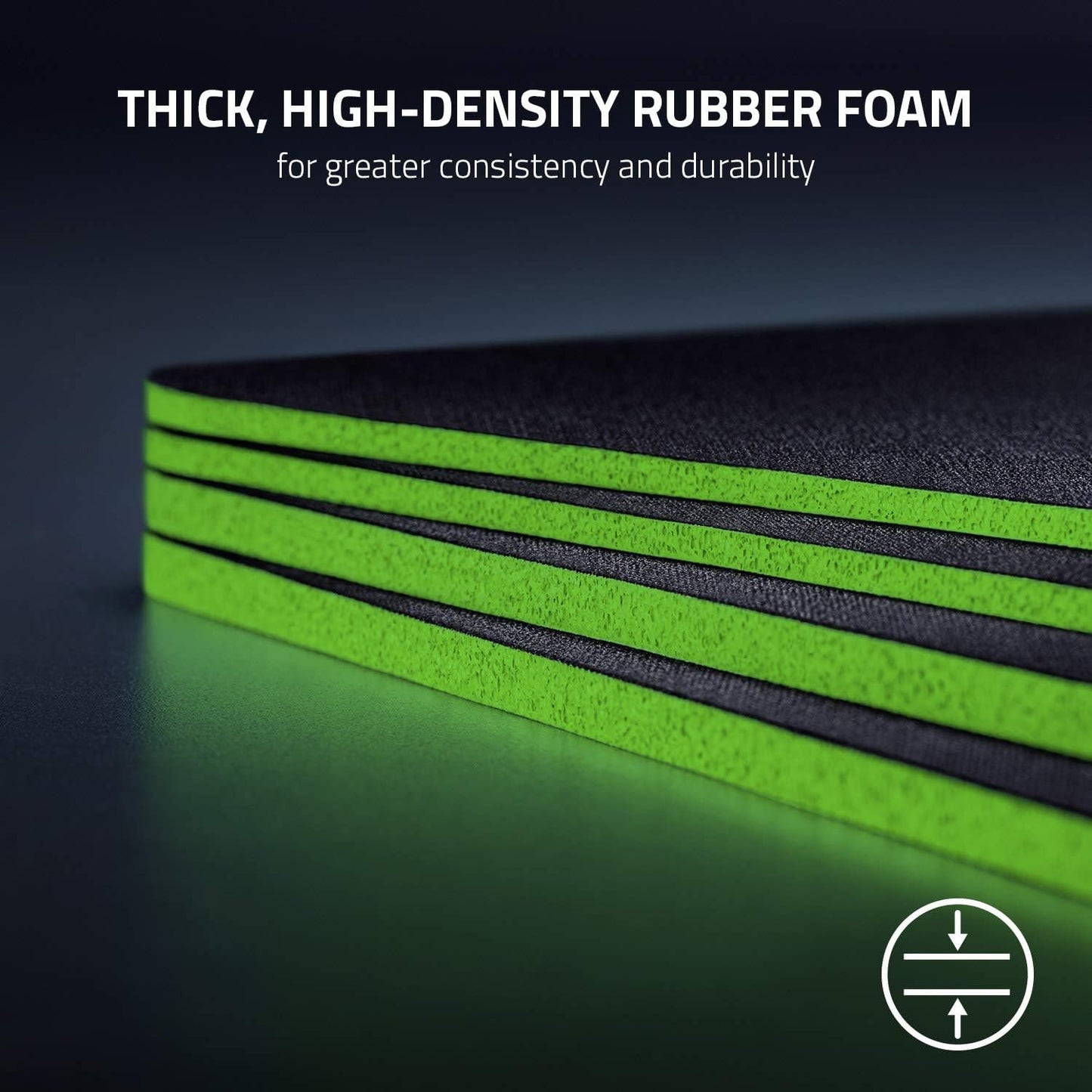 Razer Gigantus V2 3XL - Soft gaming mouse pad for fast gaming styles and optimal control (1200 x 550 x 4mm, textured micro-fabric fabric, non-slip rubber) black - RZ02-03330500-R3M1