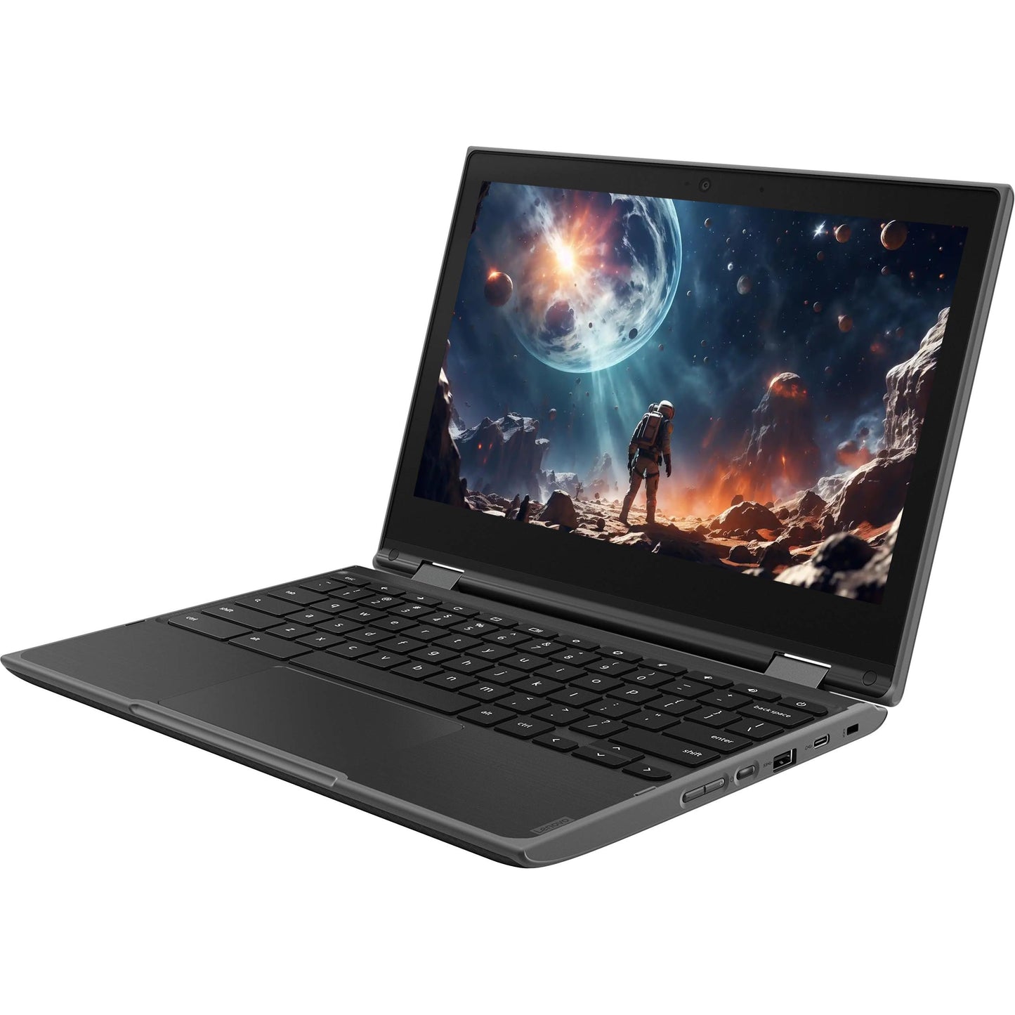 Lenovo Chromebook 300e 2 in 1 Touchscreen Laptop, 11.6 Inch (1366x768), Intel Celeron N4020, 4GB RAM, 32GB SSD, Japanese Keyboard, Chrome OS (Refurbished)