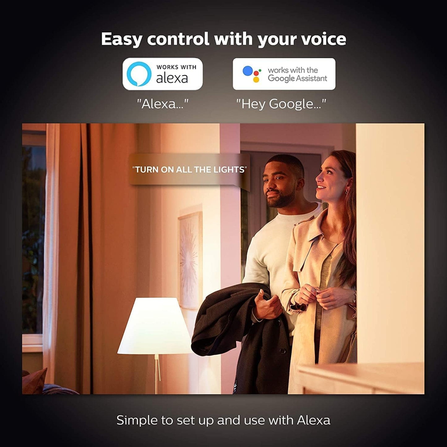 Philips Hue White E27 Pack of 2 929001821623