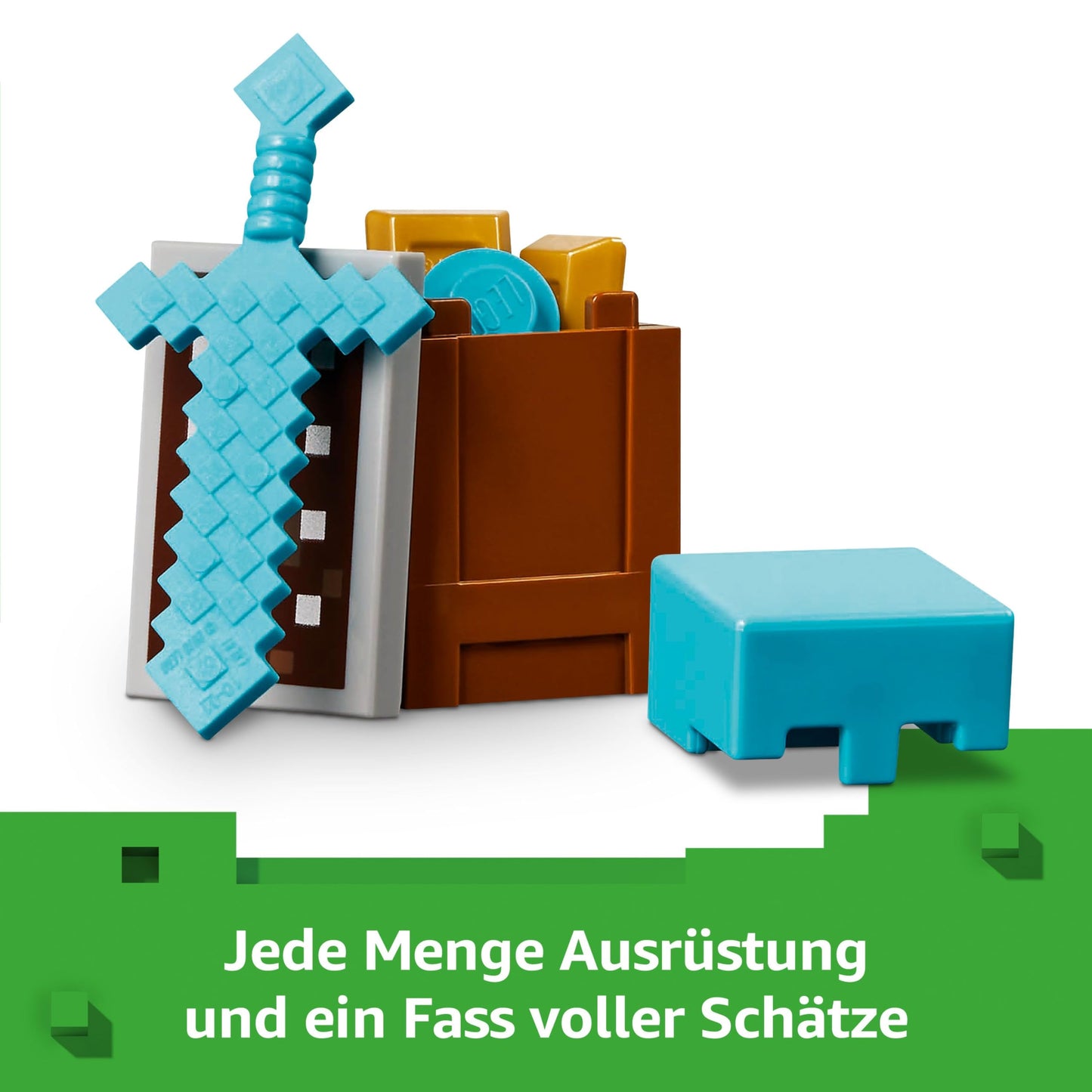 LEGO Minecraft The Illager Desert Patrol - gaming toy with figures, including a marauder, a vanzeiger and a cactus knight - gamer gift for boys and girls aged 7 and up - 21267