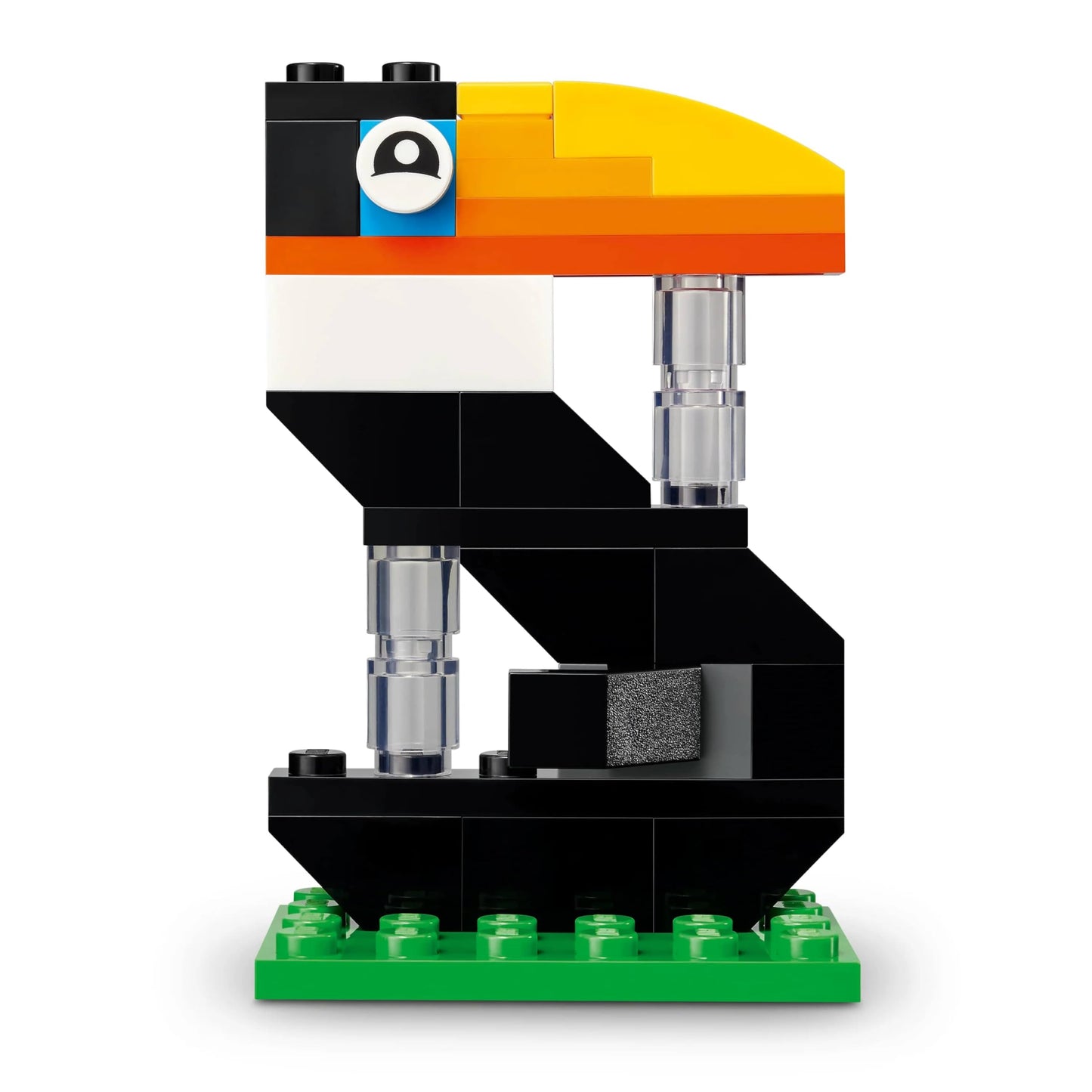 LEGO birthday numbers - cake topper with animals including dog, spider and whale - table and party decoration or counting game - gift idea for boys and girls aged 6 and over - 40807