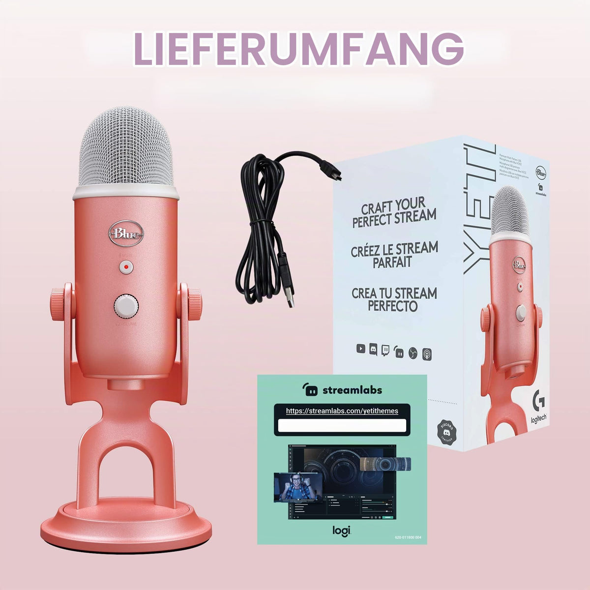 Logitech G Blue Yeti USB Microphone - 988-000534