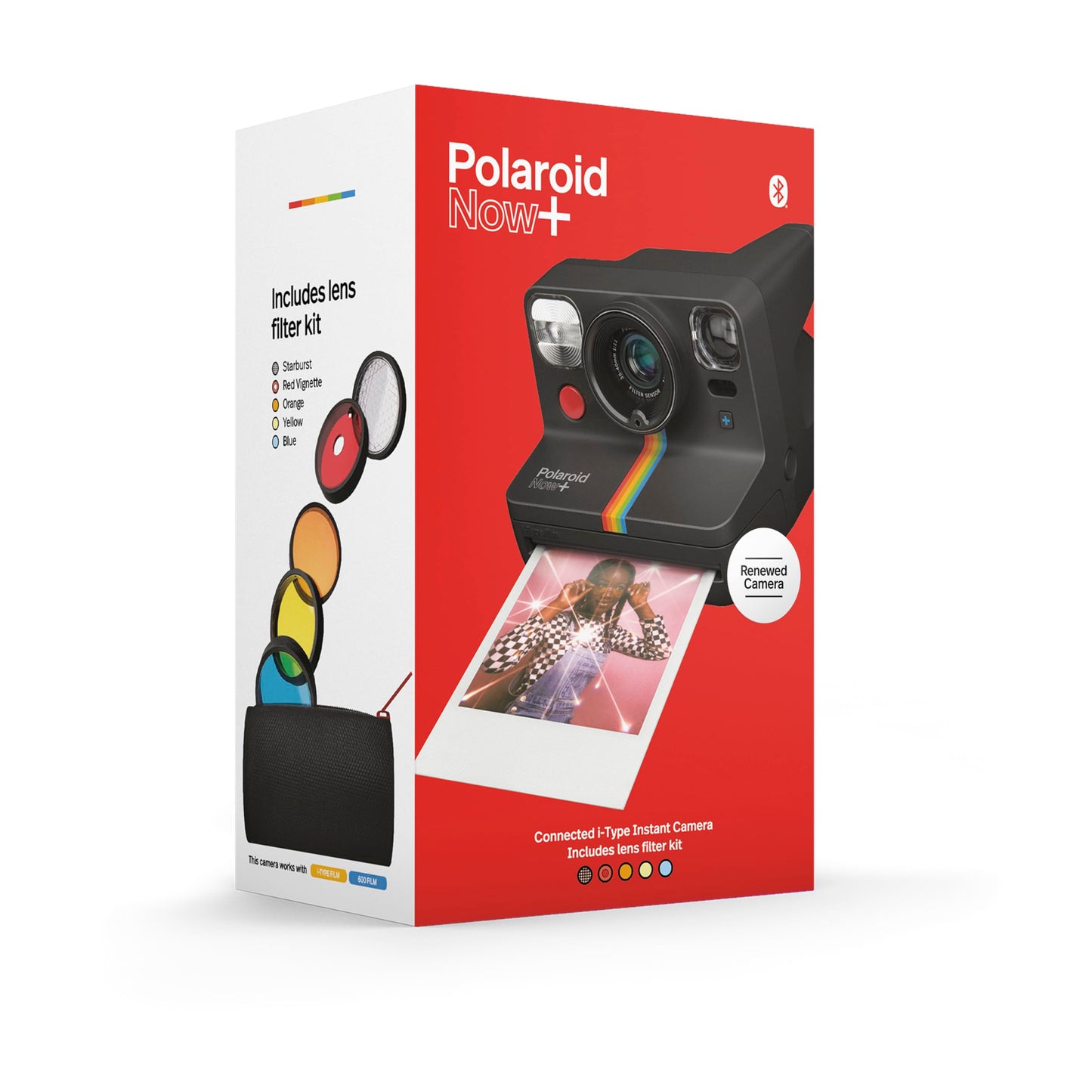 Polaroid Now+ I-Type Instant Camera Refurbished Black (9124)