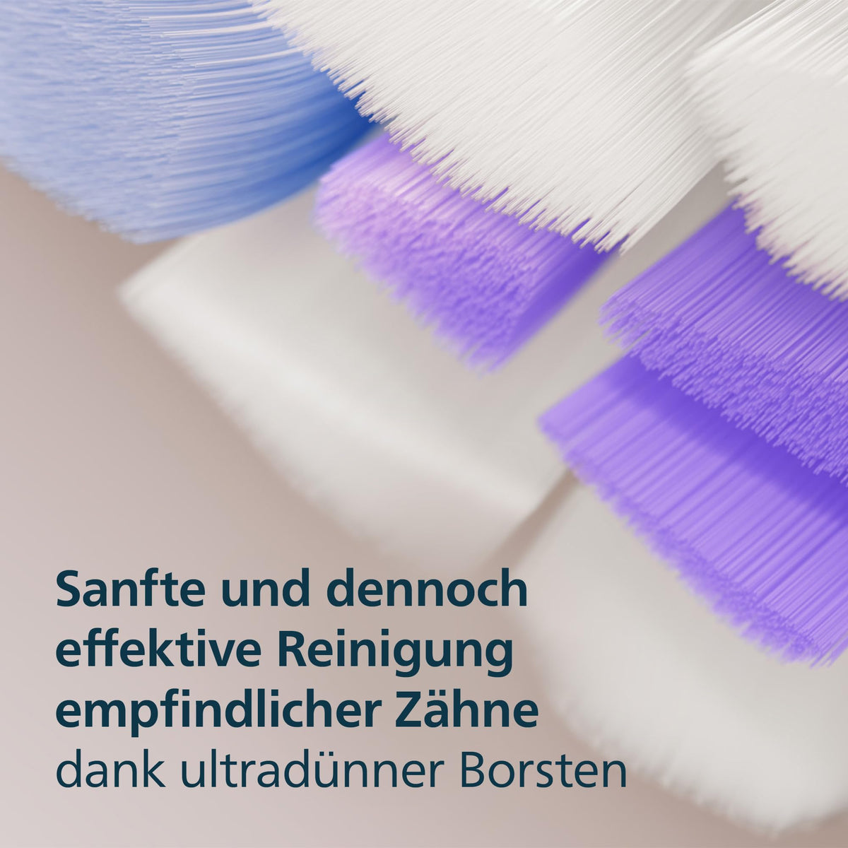 Philips Sonicare S2 Sensitive, capete de periuță de dinți originale, alb, pachet de 6, HX6056/87