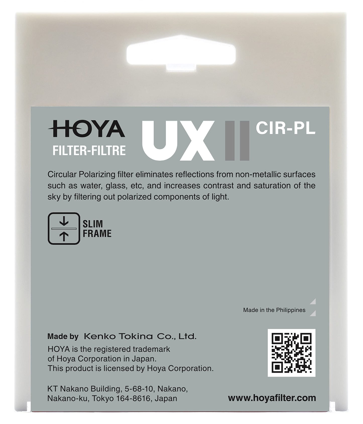 Filter Hoya UX II CIR-PL 37mm - YYP4237