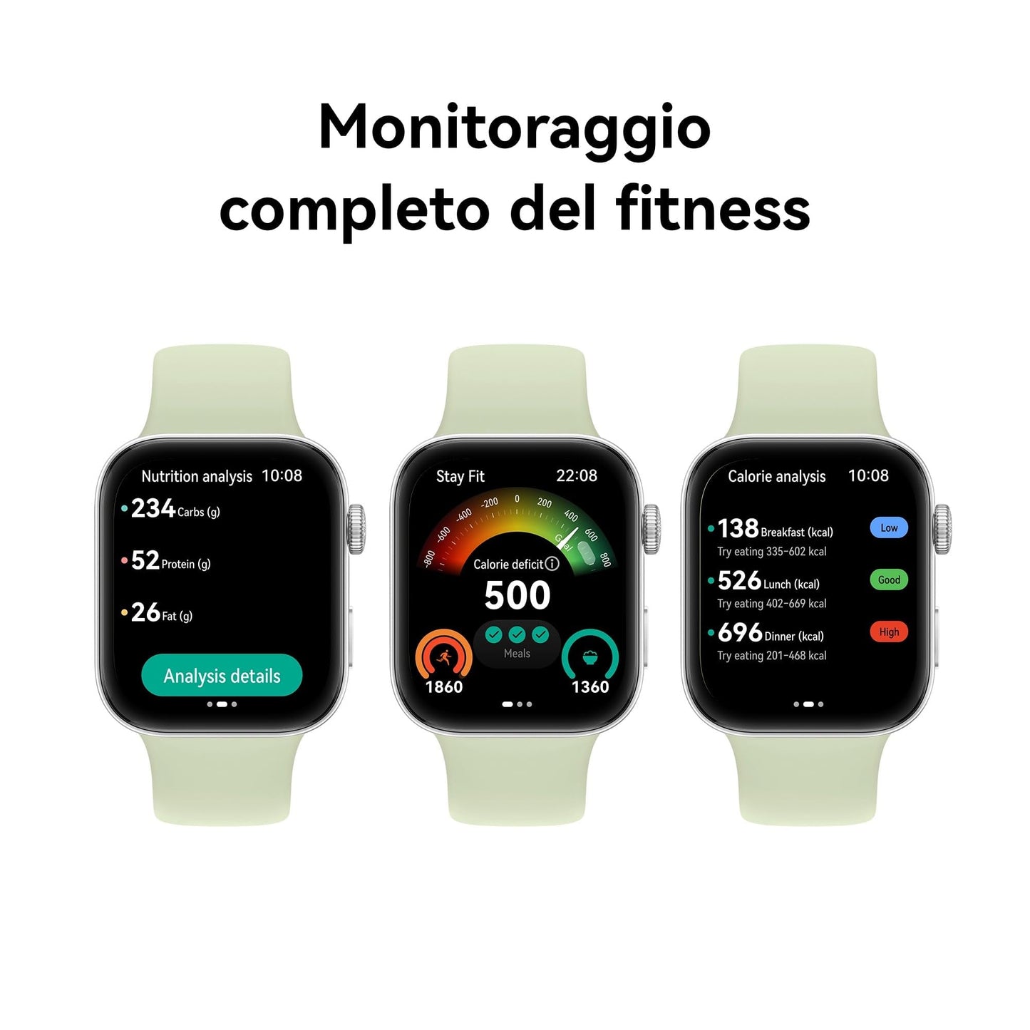 HUAWEI Watch FIT 3 Smartwatch, 1.82" AMOLED, GPS, Green