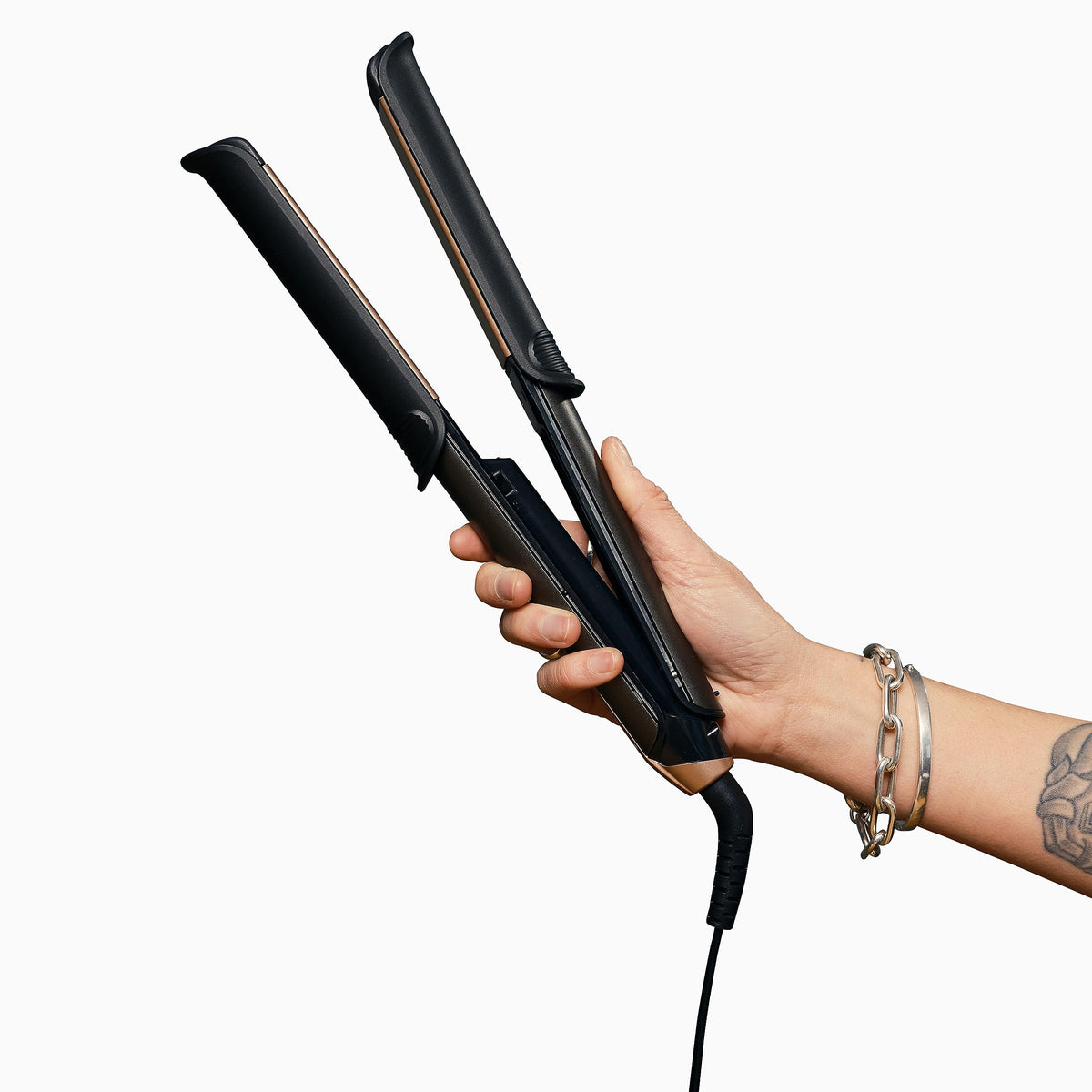 Remington ONE Straightener & Curling Iron [2in1 Multistyler] Straightening/Curling mode with switchable heated outer surface (includes brush, clips, glove, 150-230° digital display) Hair Straightener S6078