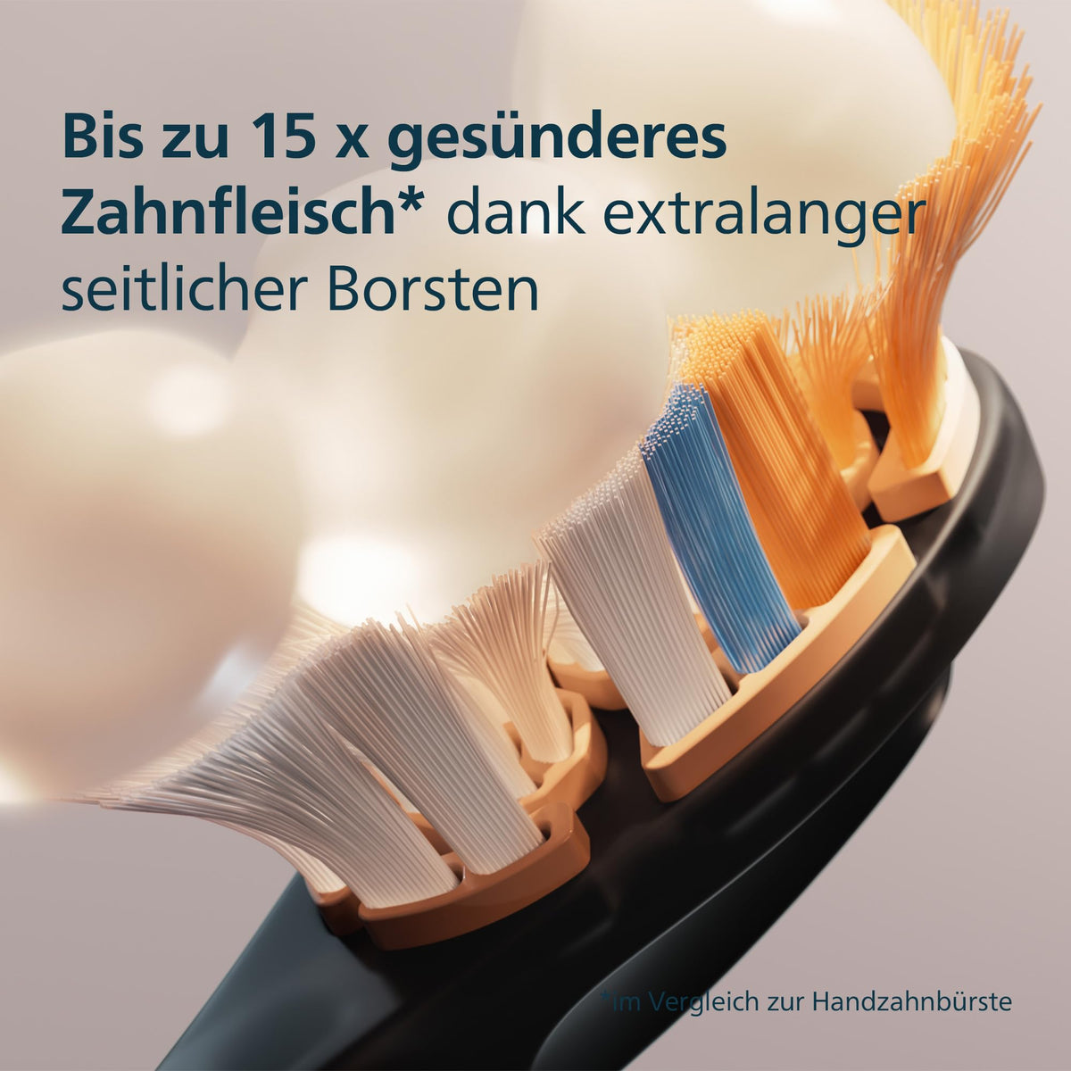 Philips Sonicare A3 Premium All-in-One, capete de periuță de dinți originale, negru, pachet de 4, HX9094/88