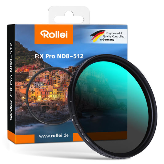 Rollei 72mm F:X Pro Variable ND8-ND512 round filter made of glass - 26457