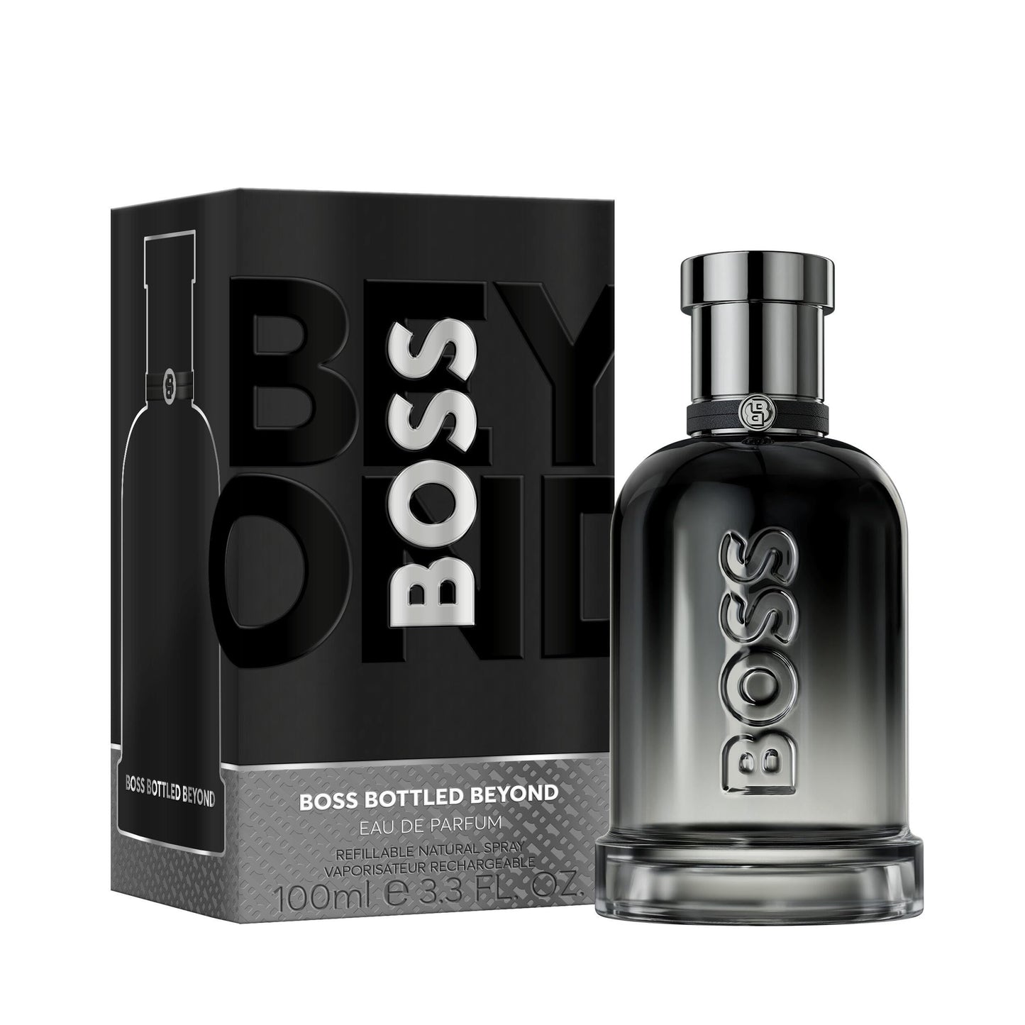 BOSS Bottled Beyond Eau de Parfum - Woody Cologne for Men - With notes of ginger and leather - Long-lasting fragrance, 100ml - 99350214928