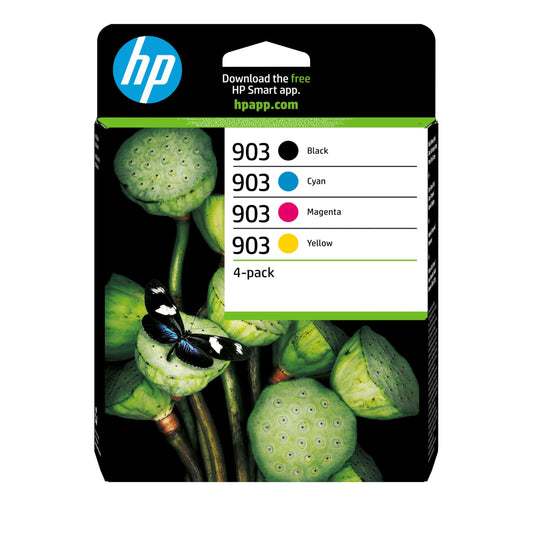 HP 903 4-Pack CMYK(4) Original Combo Ink Cartridge - 6ZC73AE#LS1