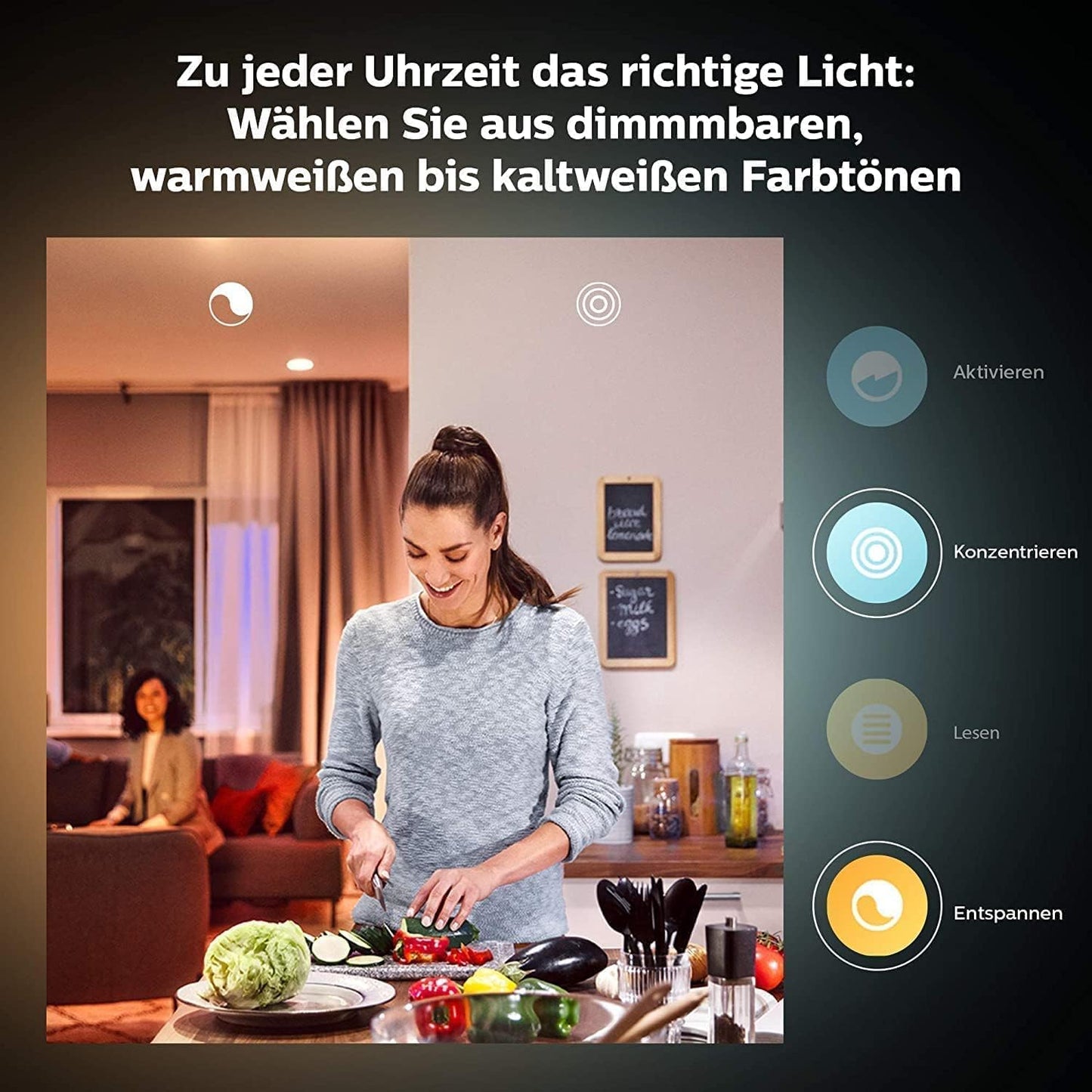 Philips Hue White E14 LED candle-shaped lamps pack of 2 (470 lm), dimmable LED bulbs for the Hue lighting system with warm white light, smart light control via voice and app - 929003021102