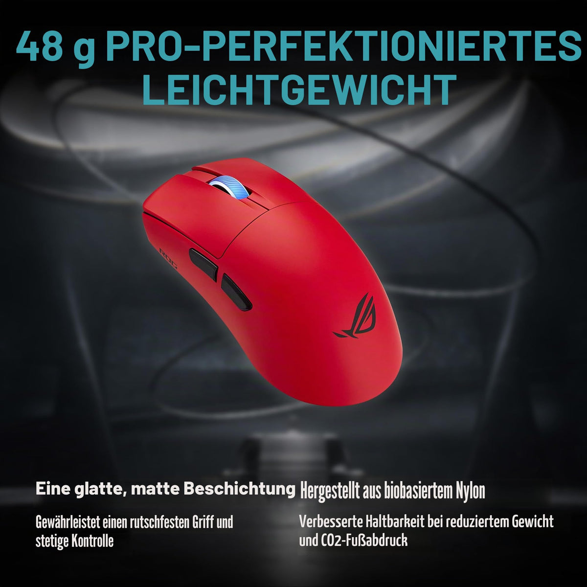 ASUS ROG Harpe II Ace Lava Red Wireless Gaming Mouse | Red - 90MP0490-BMUA20