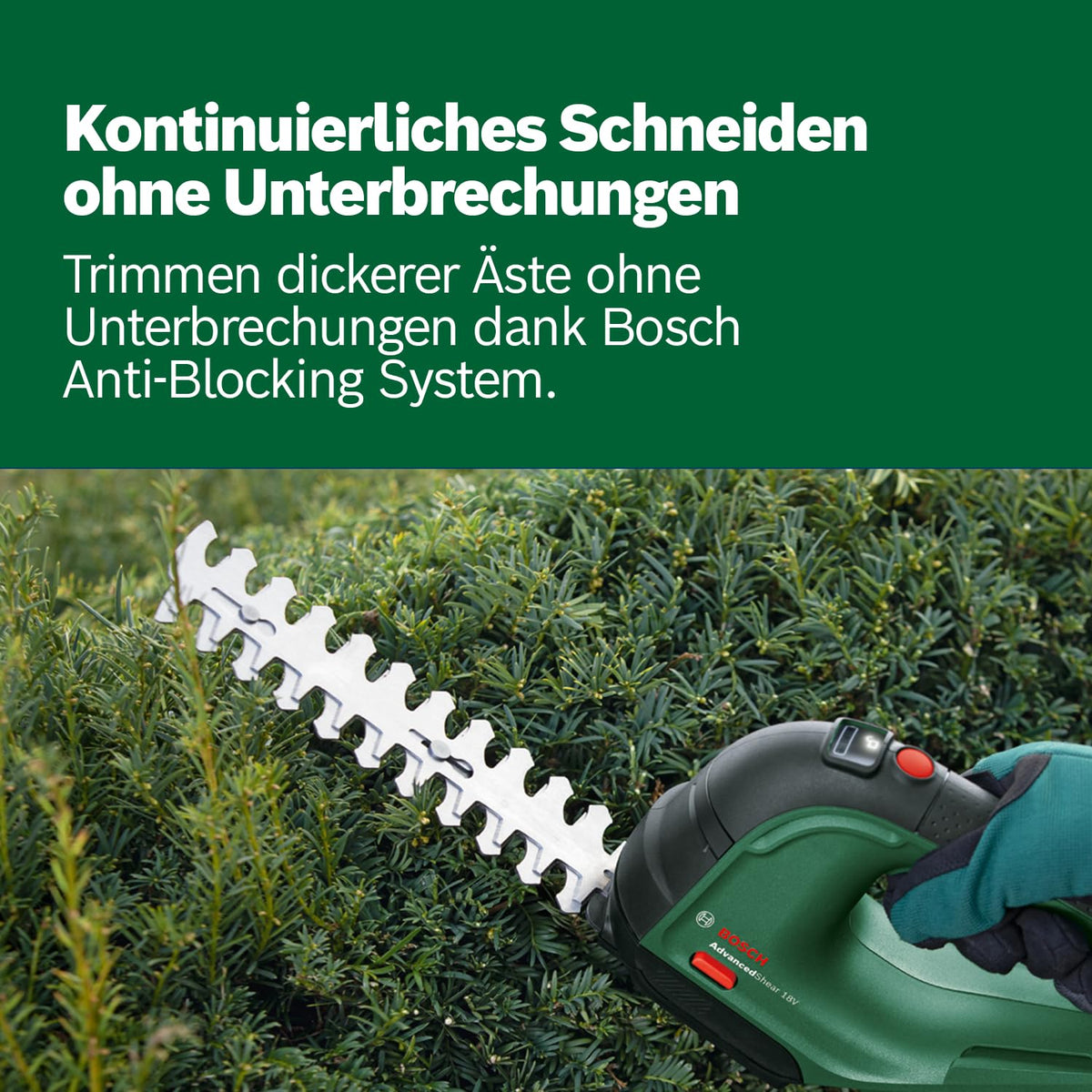 Bosch Akku Grasschere AdvancedShear 18V-10 - 0600857000