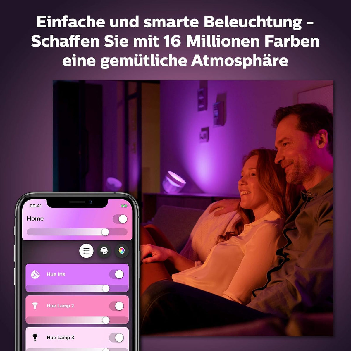 Philips Hue Iris Table Lamp, decorative lighting, White - 929002376101