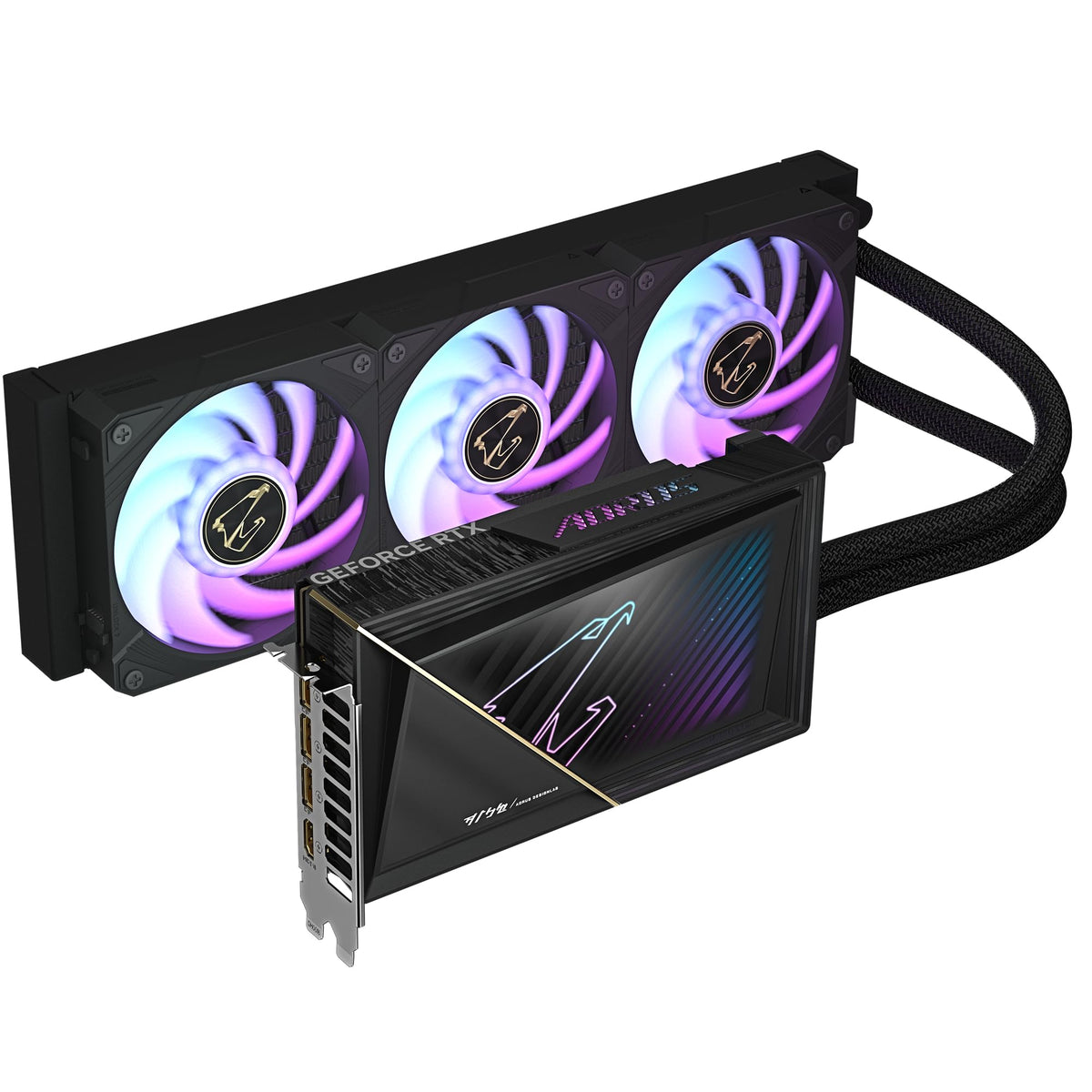 Gigabyte AORUS GeForce RTX 5080 Xtreme WATERFORCE 16G Graphics Card - 16GB GDDR7, 256 Bit, PCI-E 5.0, 2805MHz Core Clock, 3 x DP 2.1a, 1 x HDMI 2.1b, NVIDIA DLSS 4, GV-N5080AORUSX W-16GD