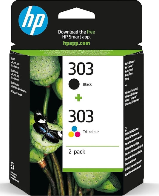 HP 303 black/color, original printer cartridges pack of 2 - 3YM92AE