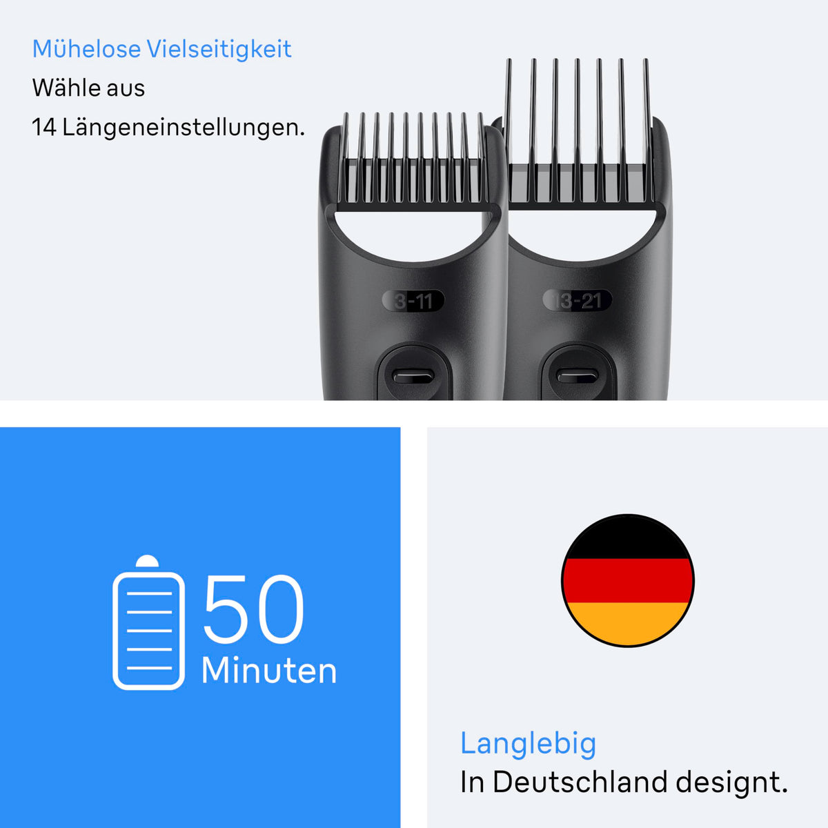 Braun All-in-One Series 3 Multigroom, 8-in-1 Trimmer, AIO3535g, Grau