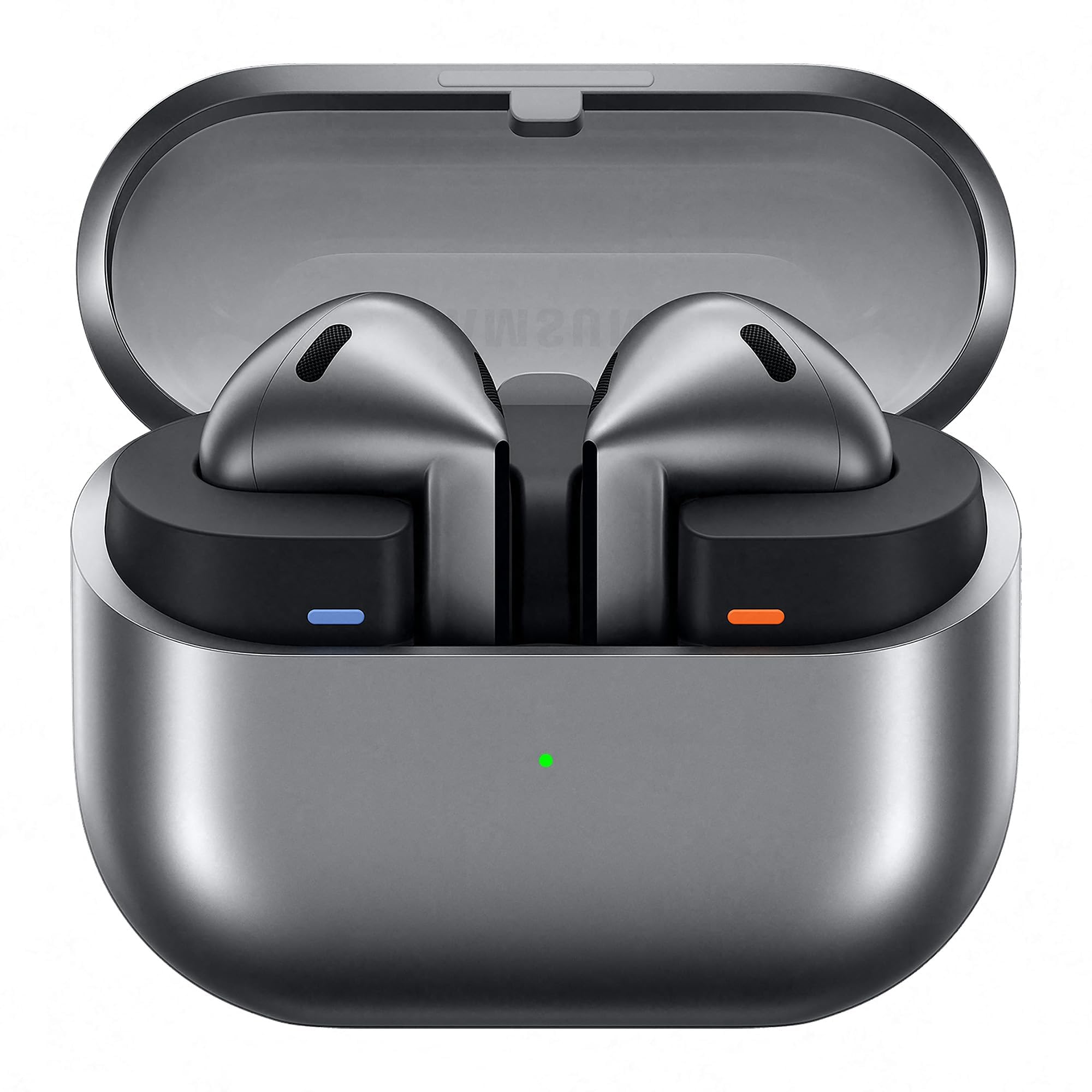 Samsung Galaxy Buds3 Wireless Bluetooth Headphones, Active Noise Canceling (ANC), Adaptive Noise Cancellation, In-Ear Headphones with 360 Audio, Silver, Incl. Anymode Clear Case - F-R530NZAADBT