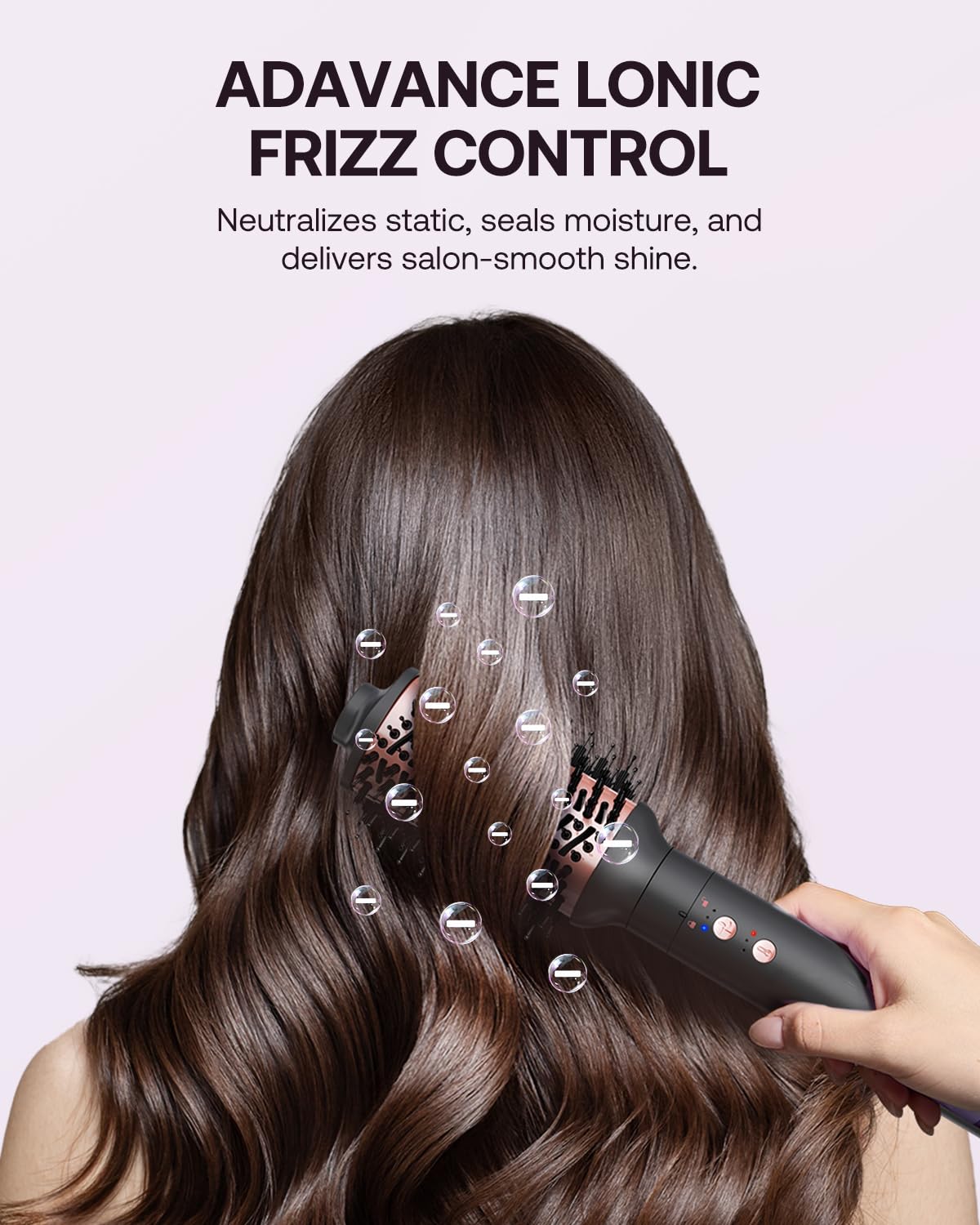 Hair styler 5 in 1 BESTOPE PRO - 110,000 RPM high-speed ion travel hair dryer, multi-hair styler set, for volumizing professional hair stylers, automatic air curling iron - MS-D13A