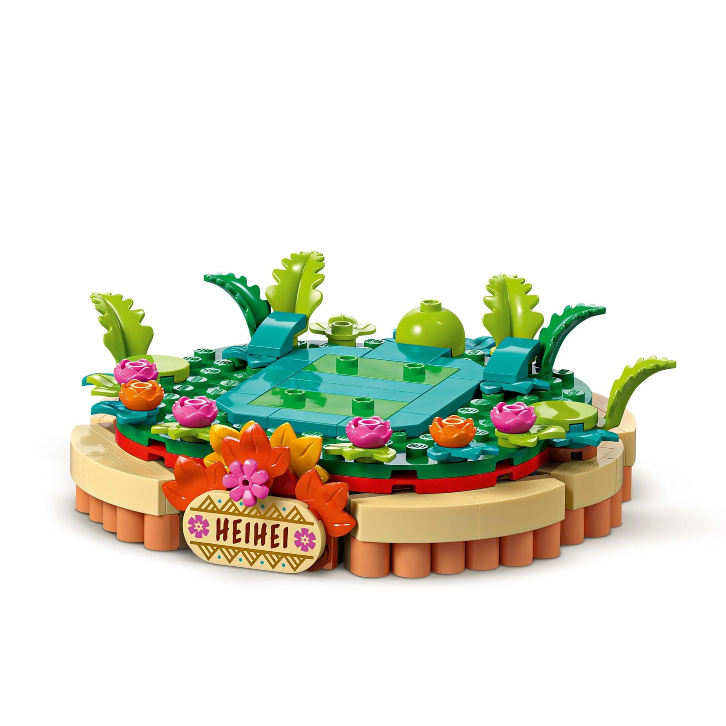 LEGO ǀ Disney Moana 2: Heihei toy - animal figure for playing and displaying with rotating head, movable wings and tail feathers as well as stand - gift for girls aged 9 and over - 43272