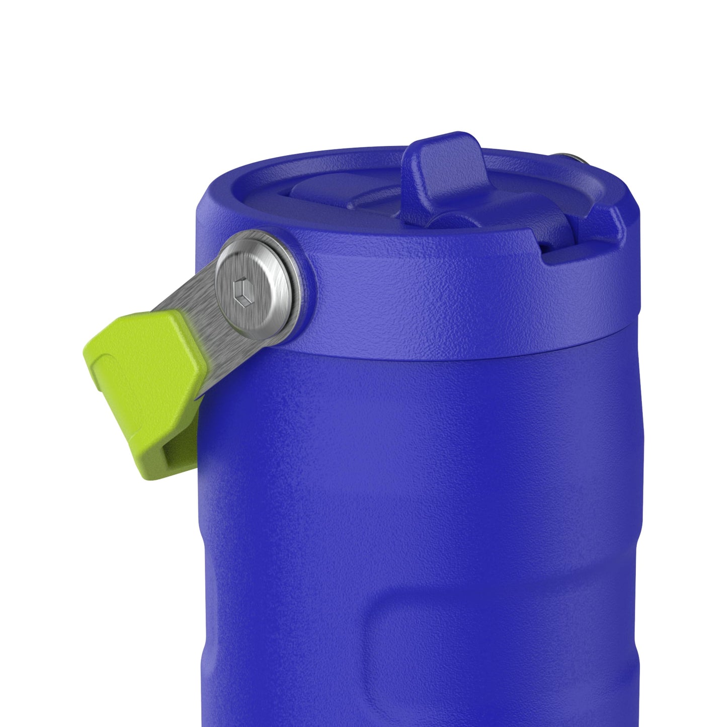 Stanley 1913 Flip Straw drinking bottle with straw 0.47L - Thermo mug Cools for 8 hours - Ice cold for 40 hours - BPA free - Leak-proof - For cup holders - Dishwasher safe - Cobalt Chartreuse - 100000117882