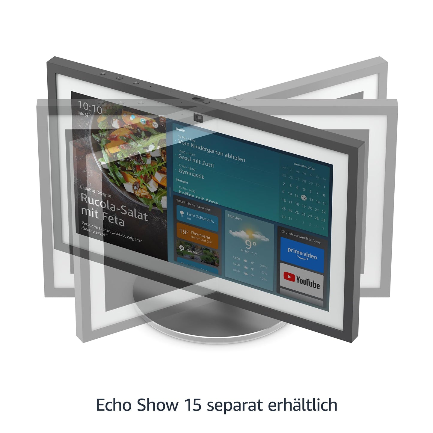 Amazon Premium Adjustable Stand | For Amazon Echo Show 15 (sold separately) - 53-100393