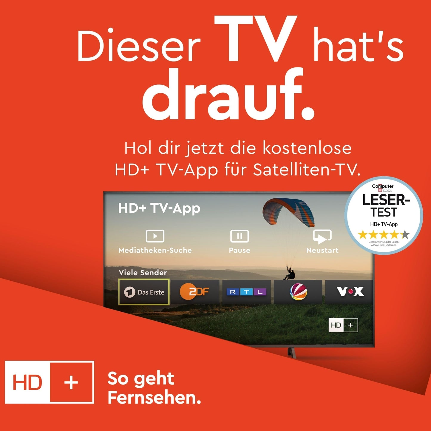 TELEFUNKEN D65Q920B2CW QLED TV 65 inch Smart TV VIDAA 4K UHD, Dolby Vision HDR TV, Dolby Atmos, triple tuner and 6 months of HD+ incl., QLED TV (2026)