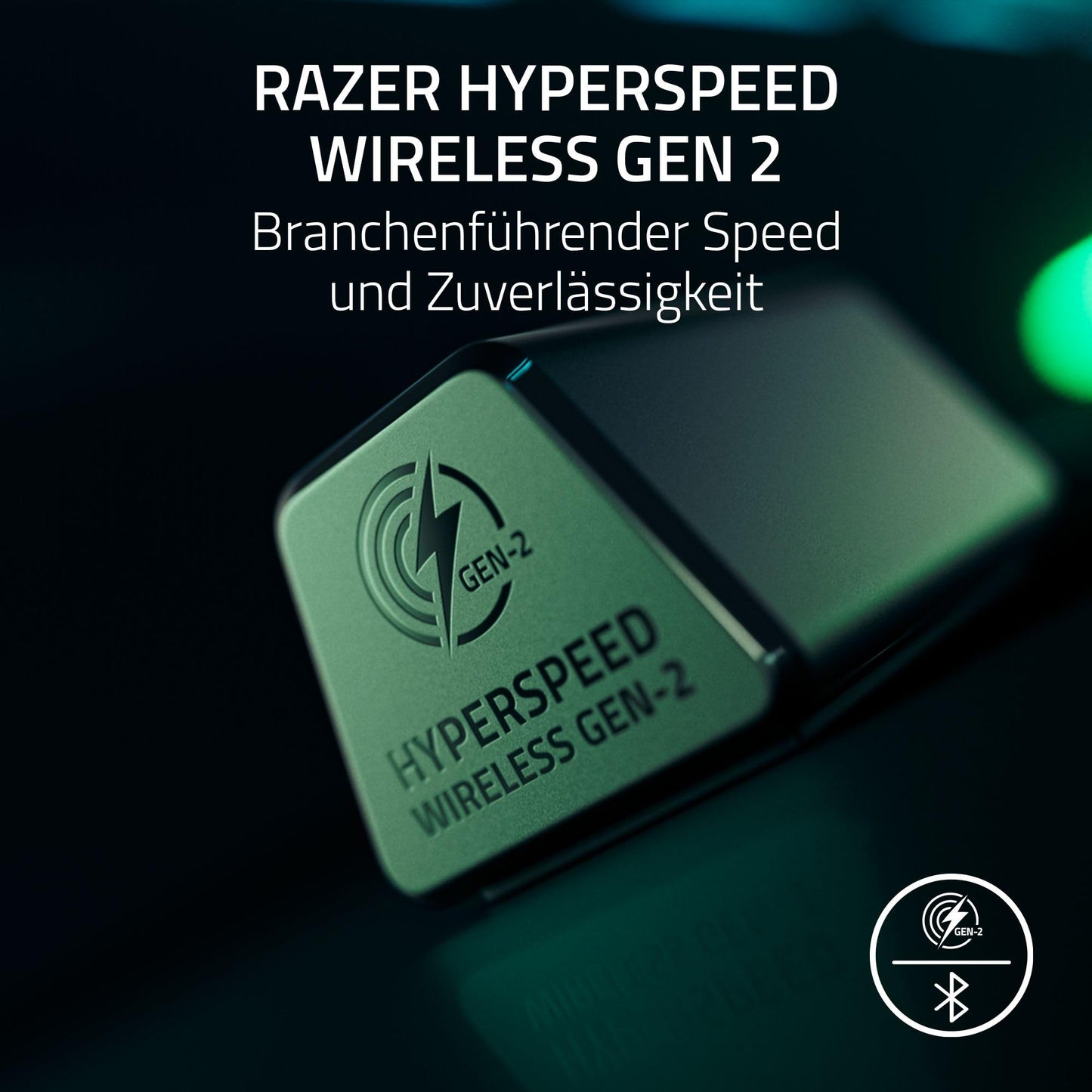 Razer BlackShark V3 Pro - Wireless e-sports headset with ANC noise cancellation - 50mm audio driver - Detachable microphone - Wireless 2.4 GHz & Bluetooth - FPS profiles - PC/Mac | Black - RZ04-05400100-R3M1