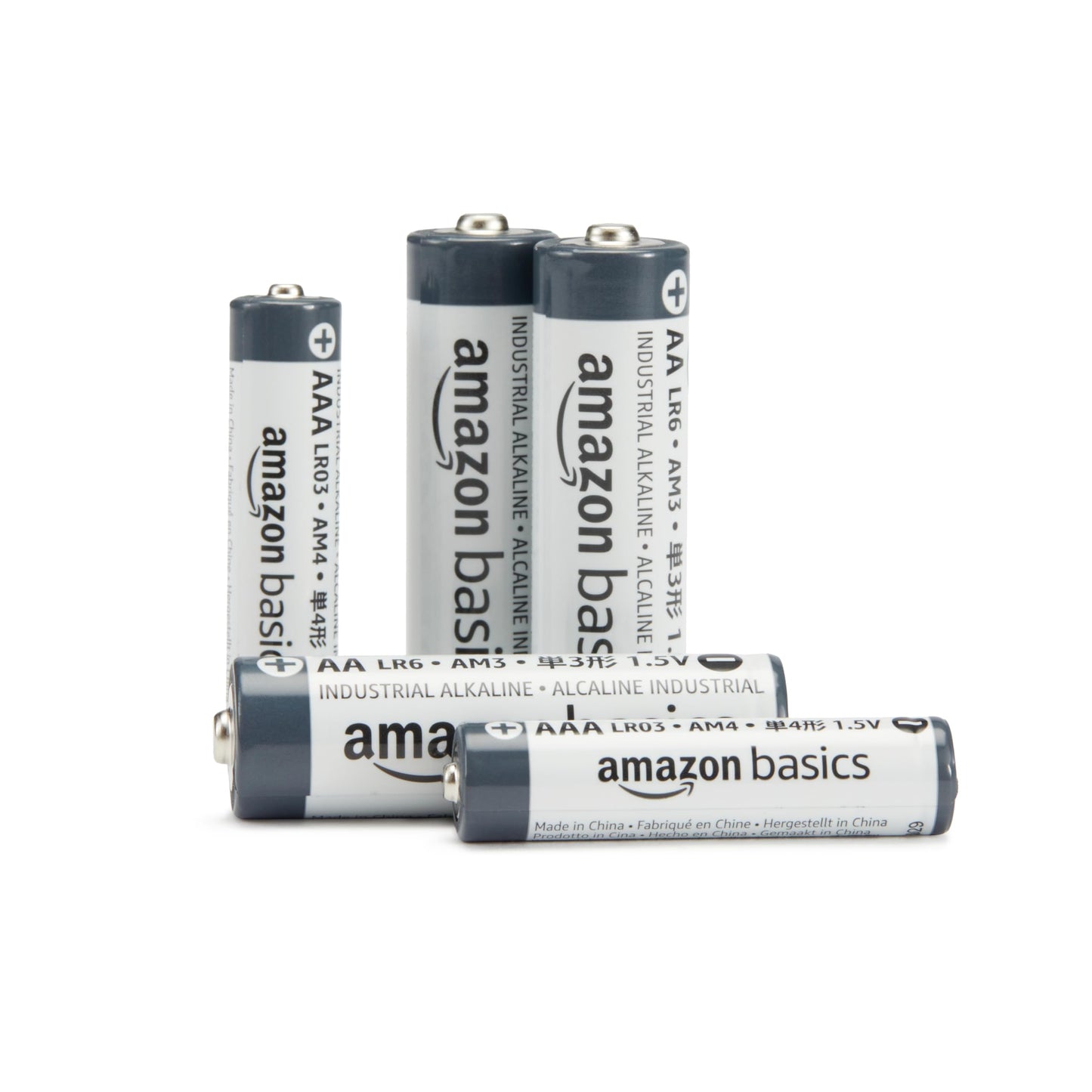 Amazon Basics 200 x Industrial Grade 1.5V 5 Year AA Alkaline Batteries - AA-200PK