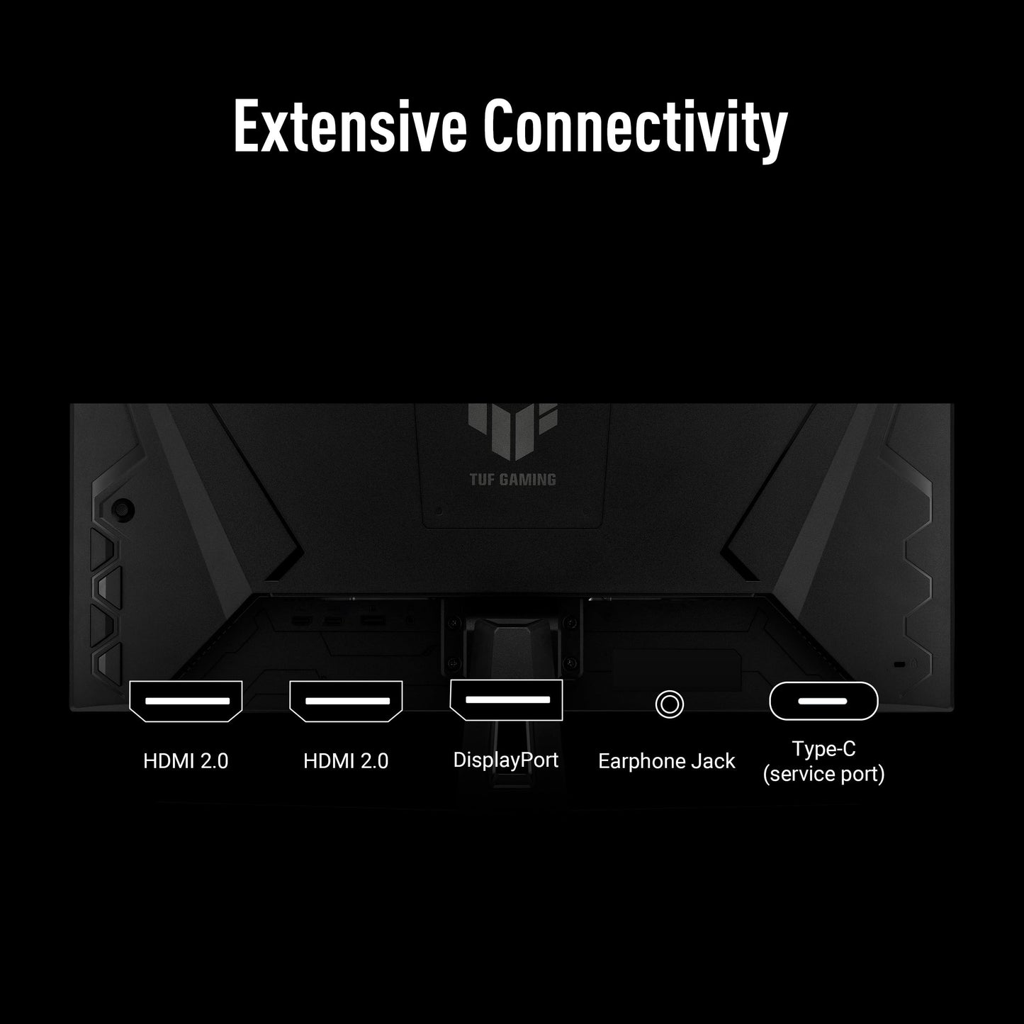 ASUS TUF Gaming VG27AQ5A QHD Monitor (27 inch, 2560 x 1440, 210Hz (OC), Fast IPS, ELMB Sync, 0.3ms response time, speakers, HDMI, DisplayPort, Gaming AI)
