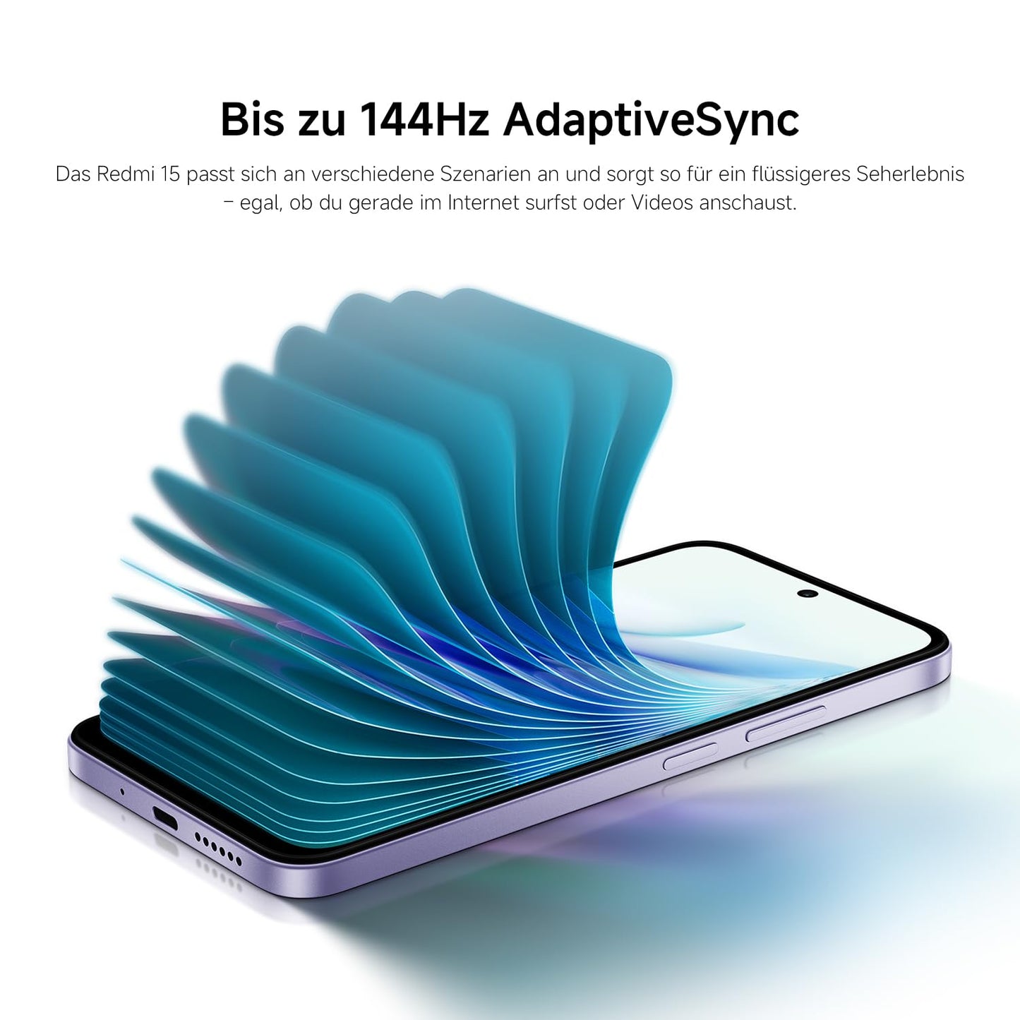 XIAOMI Redmi 15, smartphone 6+128GB, mobile phone with Android, 6.9" FHD+ 144Hz DotDisplay, Snapdragon 685, 50MP AI dual camera, 7000mAh battery, Midnight Black - MZB0MFXEU