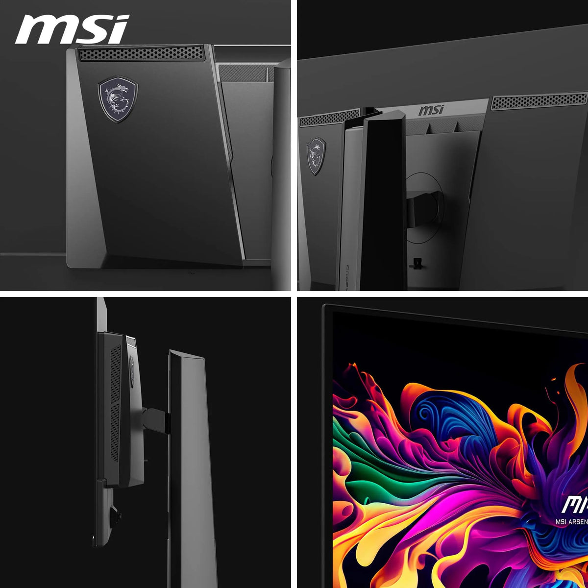 MSI MAG 274QPA QD-OLED X24 Monitor de gaming de 27 inch WQHD, 2560 x 1440, panou Quantum Dot OLED, 240 Hz, 0,03 ms, compatibil G-SYNC, AMD FreeSync Premium, HDMI 2.1, DP 1.4a, ajustabil pe înălțime, negru - 4711377389549