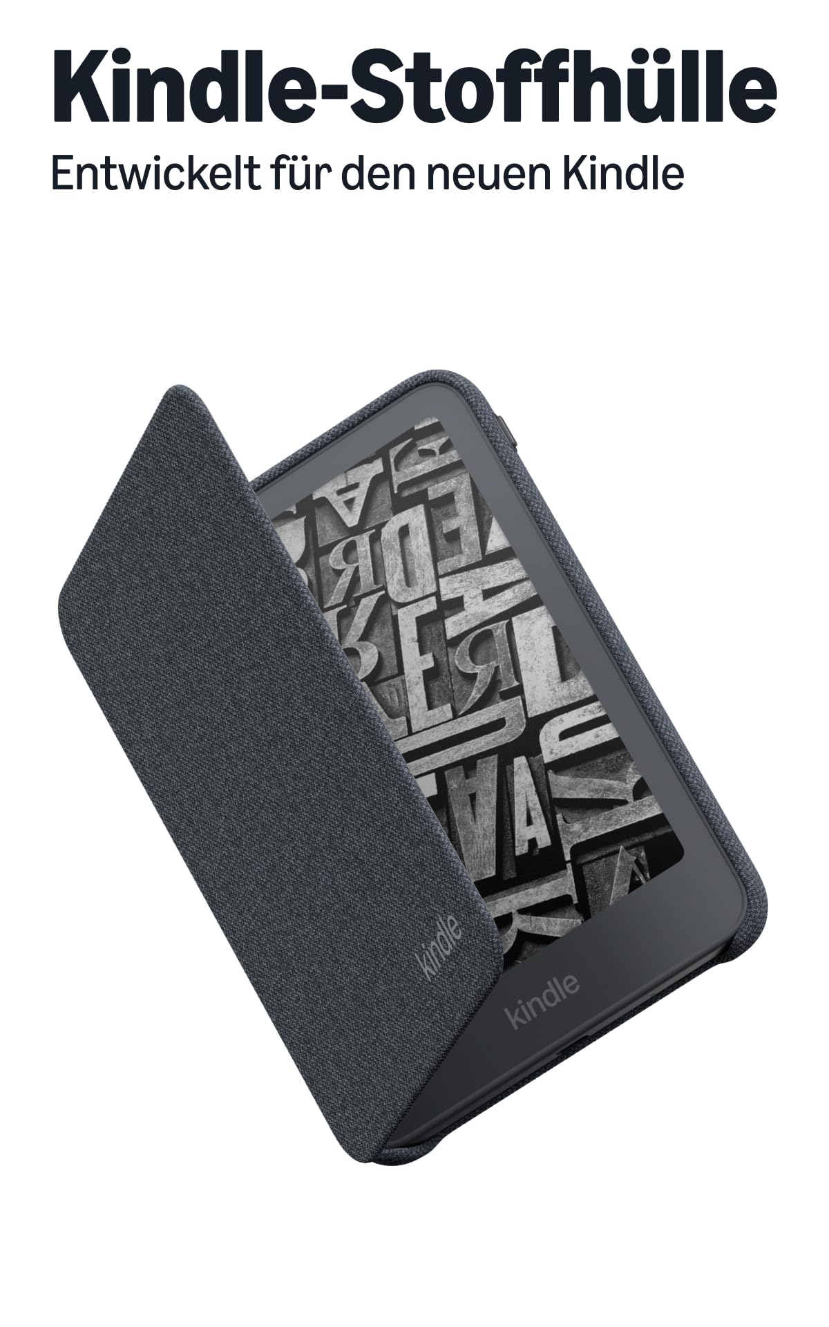 Noua husă pentru Amazon Kindle, subțire și ușoară, husă pliabilă, țesătură textilă - 53-104507