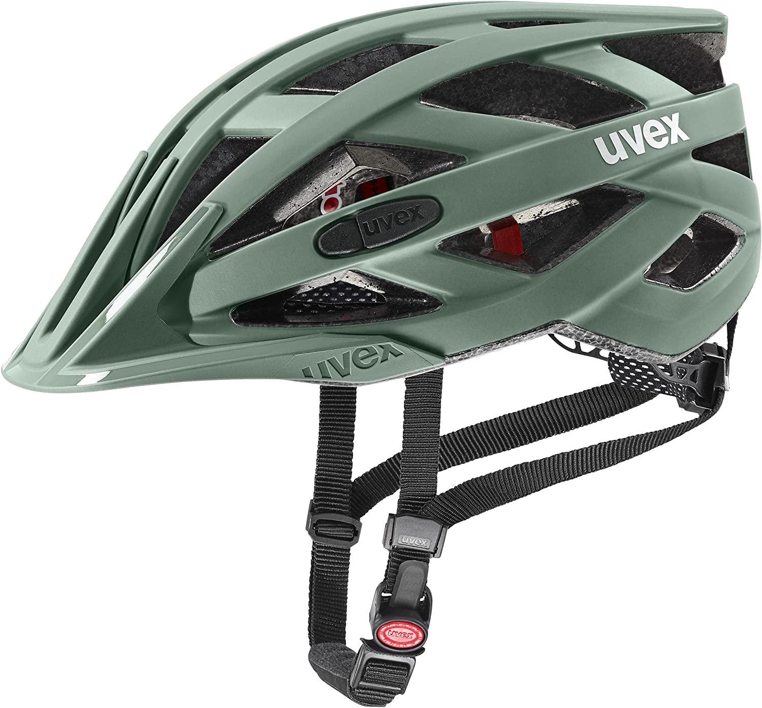 uvex i-vo cc bicycle helmet, Moss Green matt, 56-60 cm - S413423