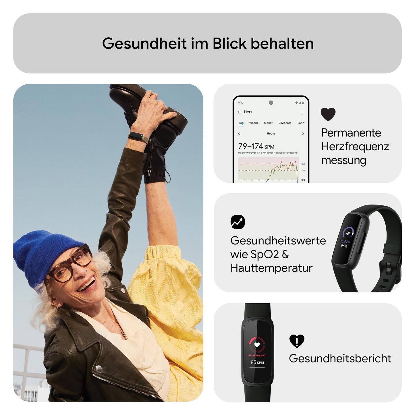 Google Fitbit Inspire 3 - FB424BKBK