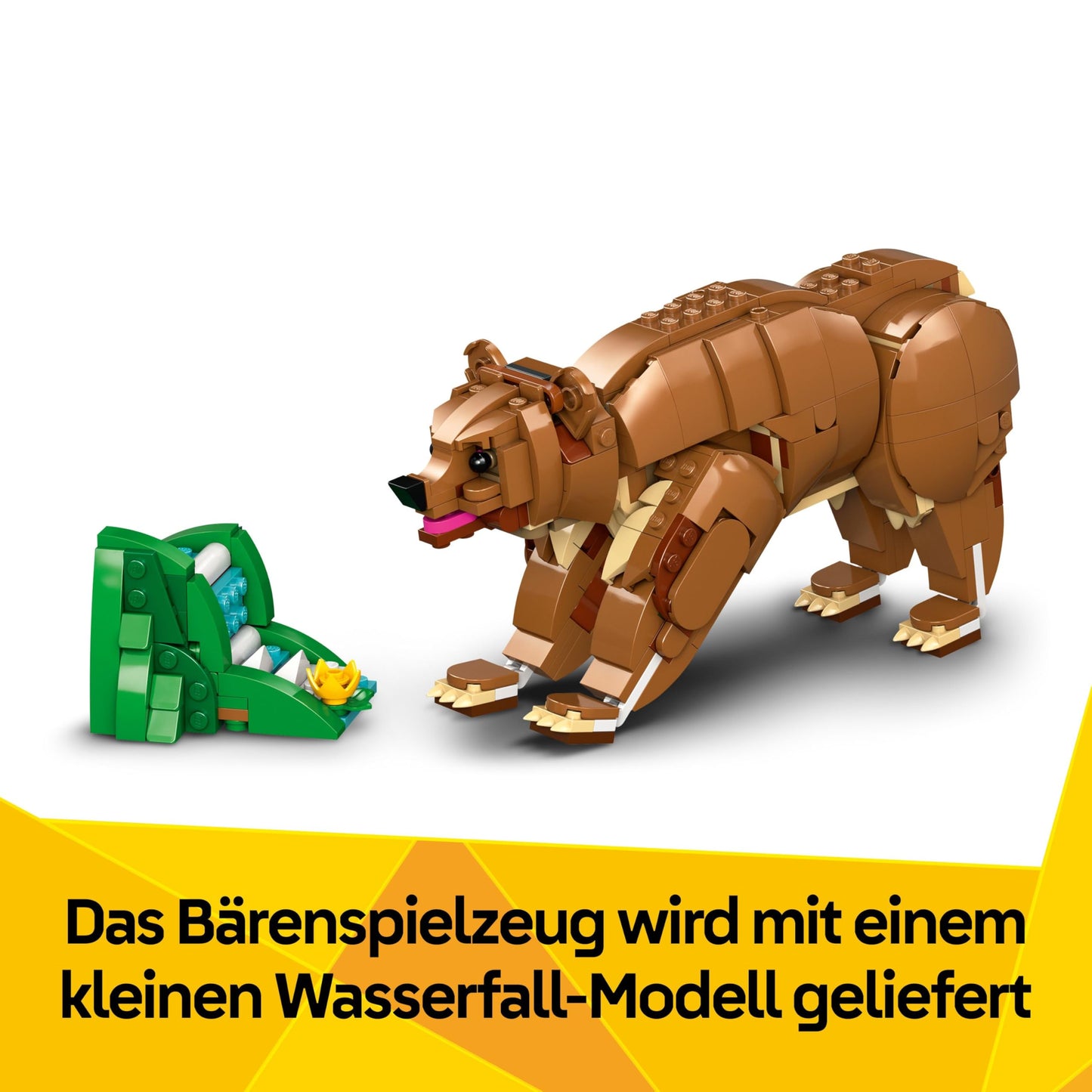 LEGO Creator 3in1 Magnificent Horse - Horse Toy - Build a Bear or Deer Figure - Birthday Gift for Girls and Boys from 9 Years - 31166