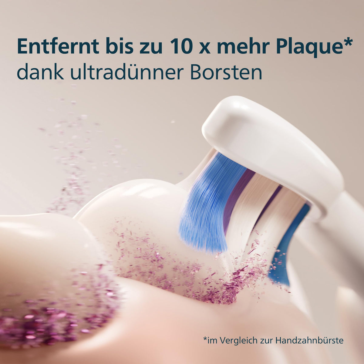 Philips Sonicare S2 Sensitive, capete de periuță de dinți originale, alb, pachet de 6, HX6056/87
