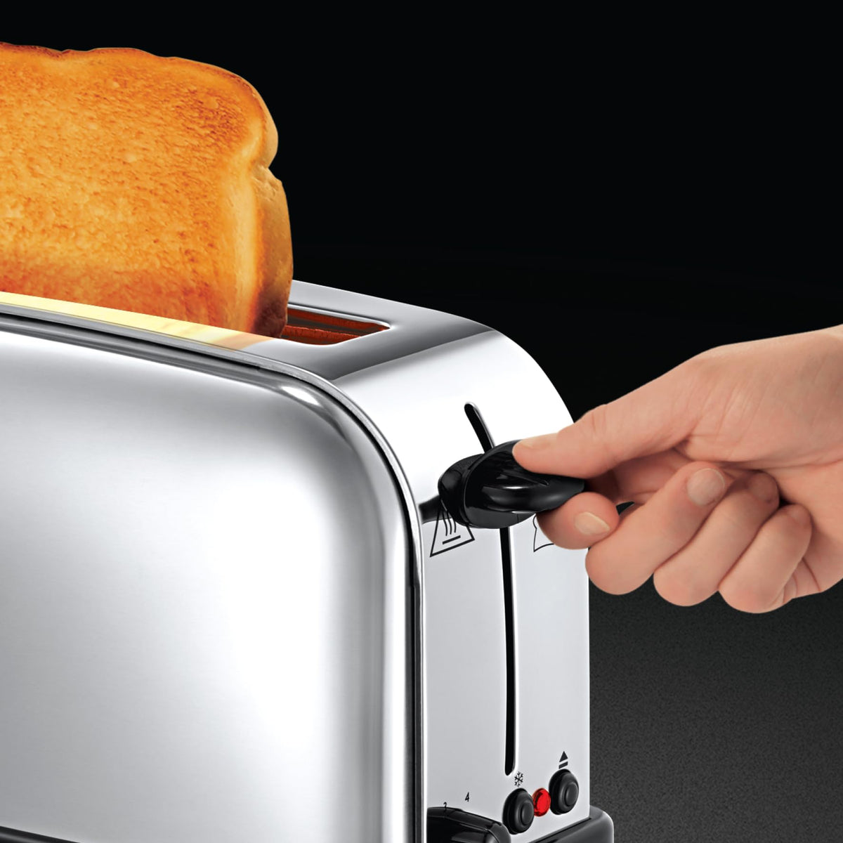 Russell Hobbs Toaster Victory, Stainless Steel, Long Slot, 2-Slice - 23510-56