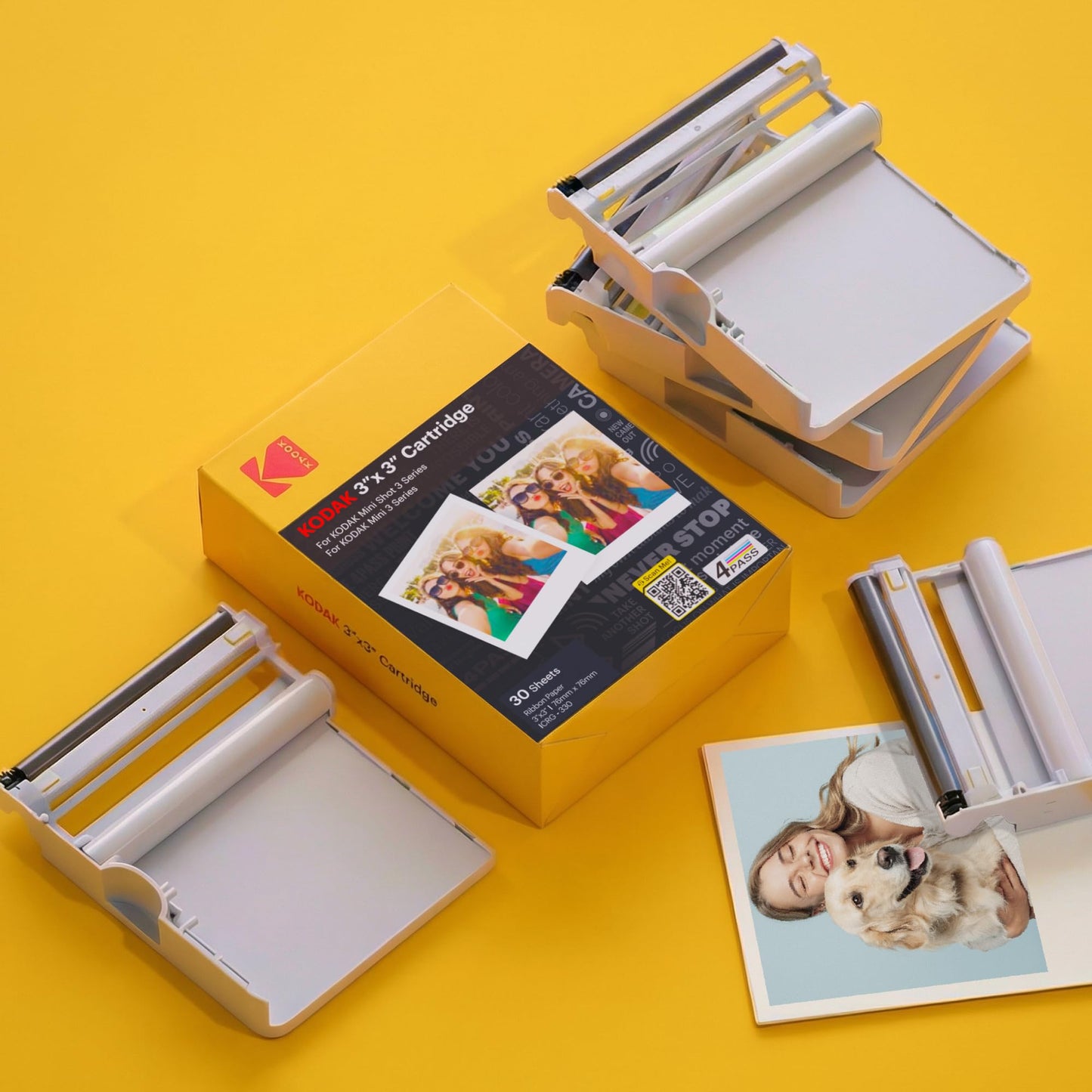 KODAK ICRG360 – Farbpatrone und Fotopapier für 60 Fotos (7,6 x - ICRG-360_EU