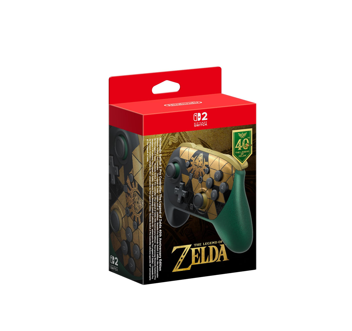 Nintendo Switch 2 Pro Controller - The Legend of Zelda-Edition - 32204