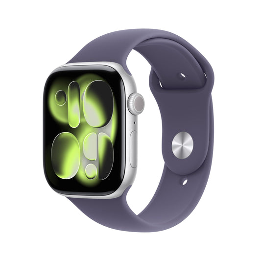 Apple Watch Series 11 GPS 46mm Silver/Purple Fog (MEVA4ZR/A)